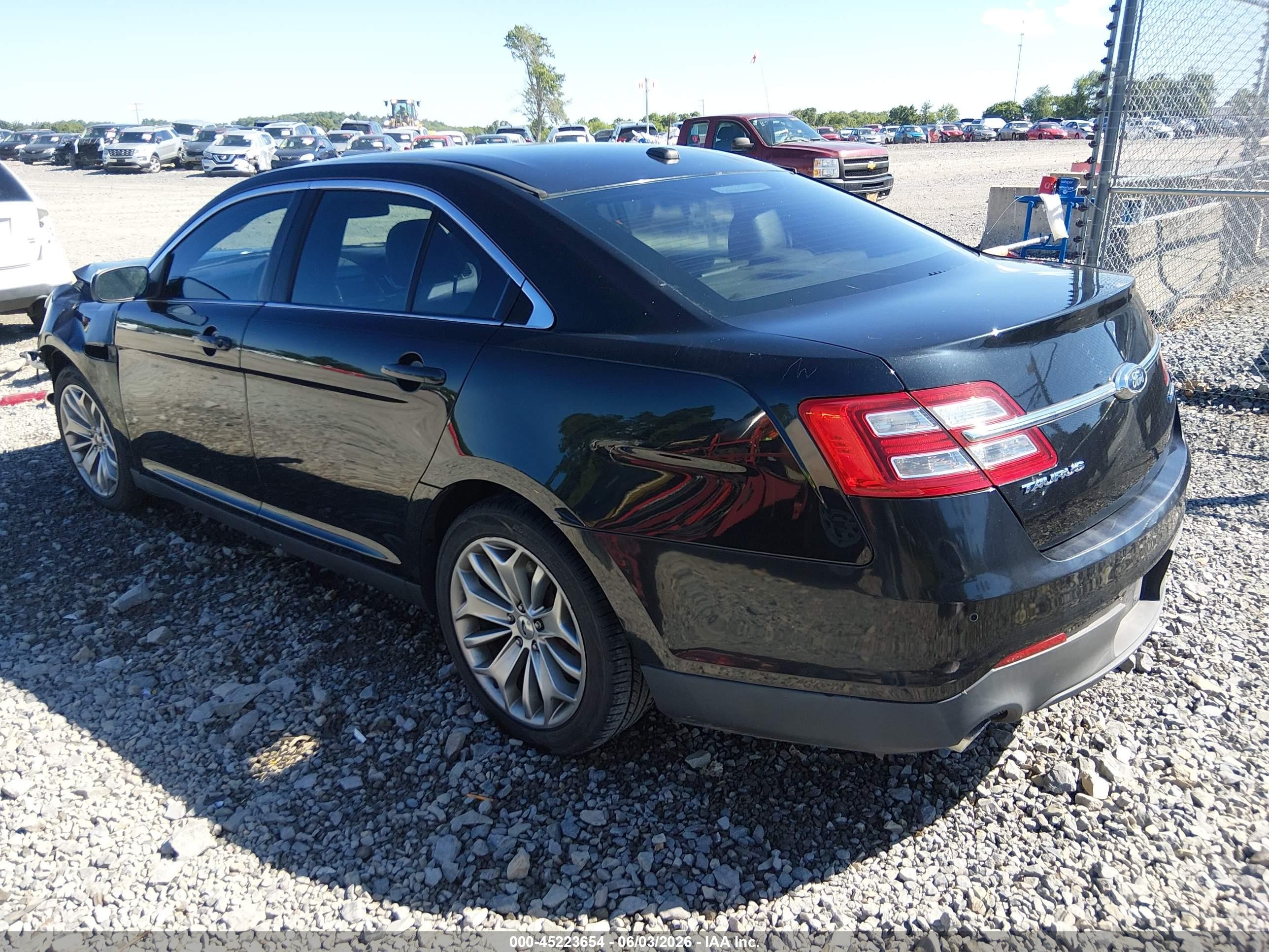 2013 Ford Taurus Limited Black vin: 1FAHP2F83DG154308