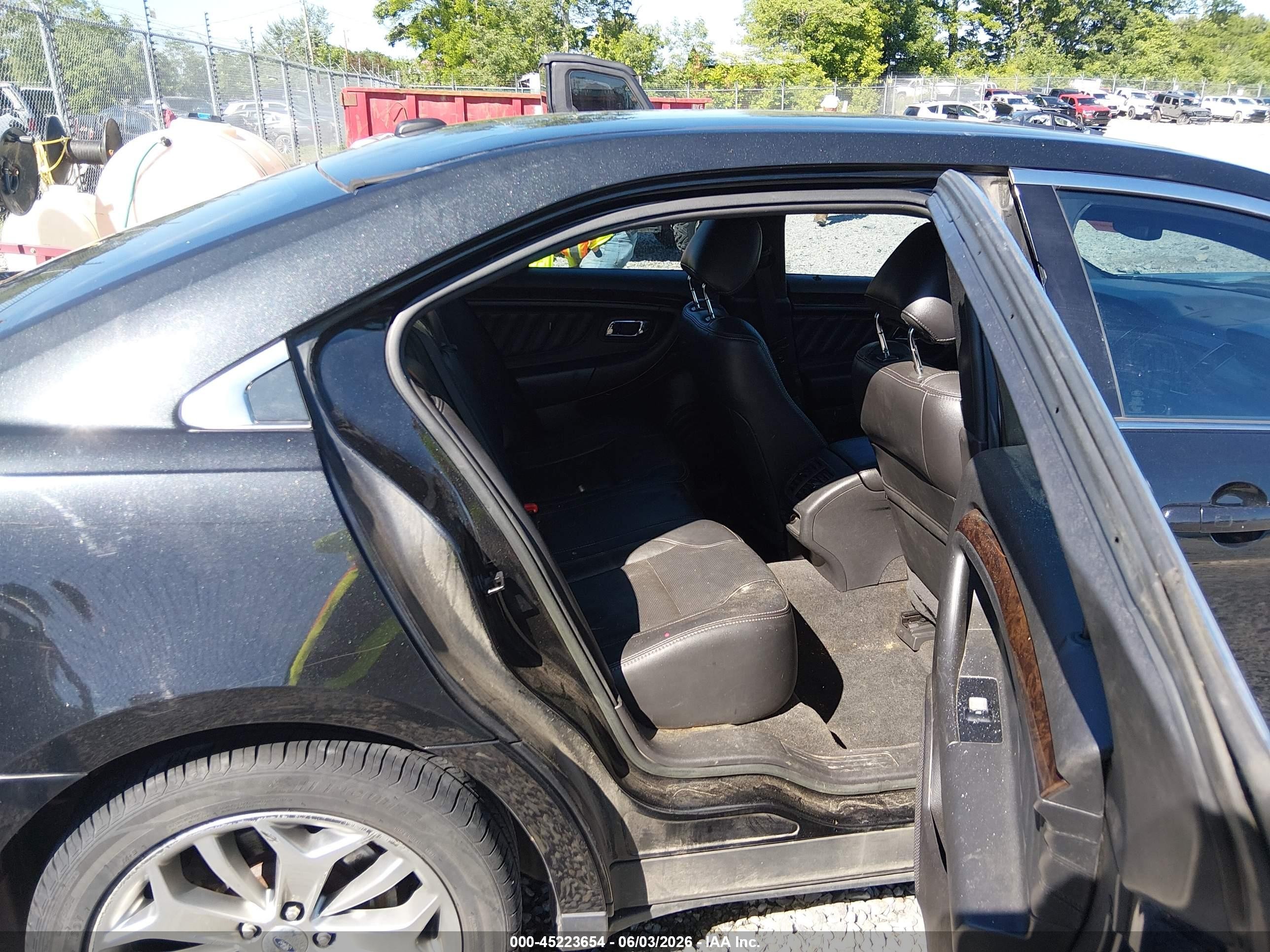 2013 Ford Taurus Limited Black vin: 1FAHP2F83DG154308