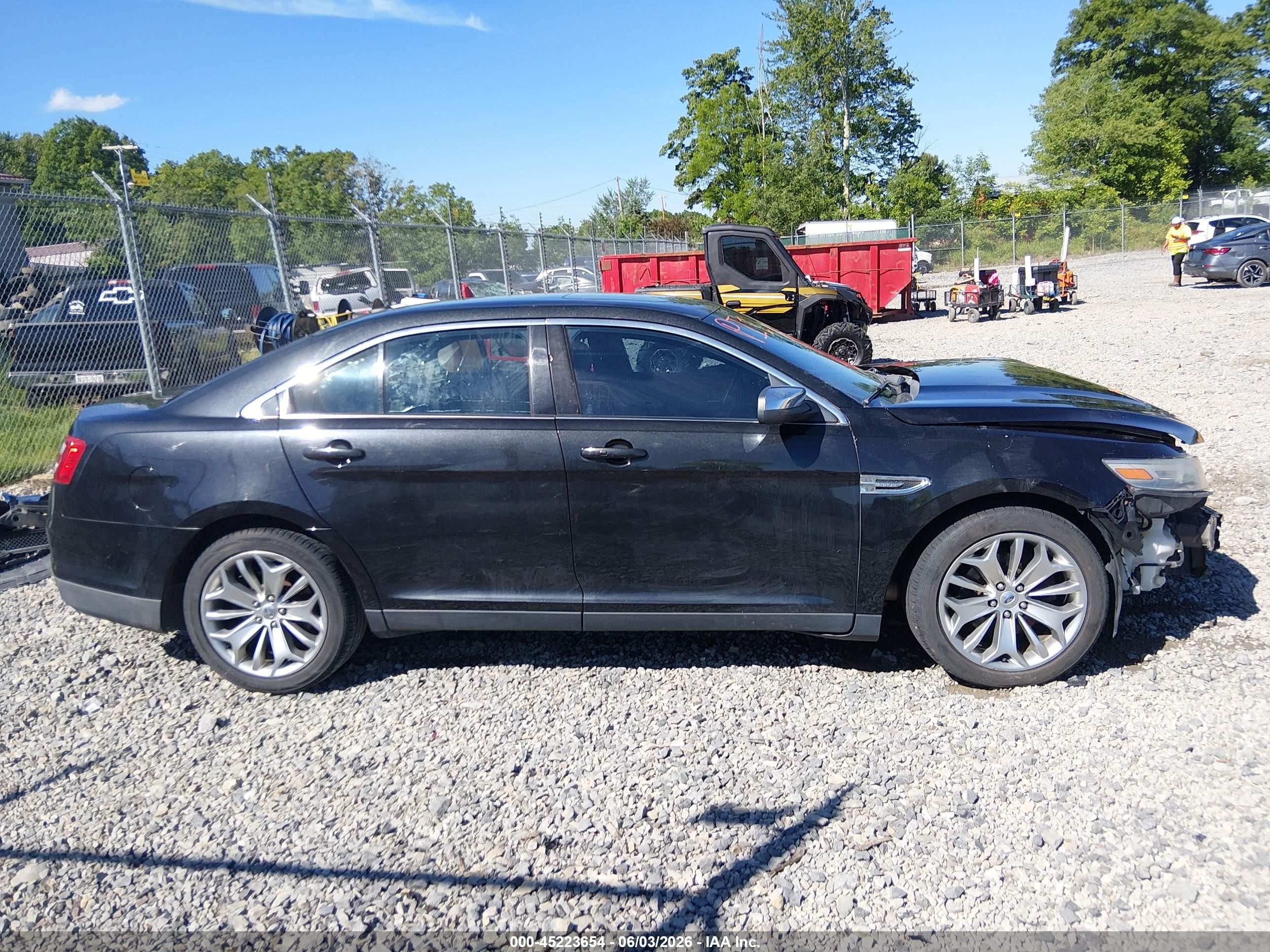 2013 Ford Taurus Limited Black vin: 1FAHP2F83DG154308