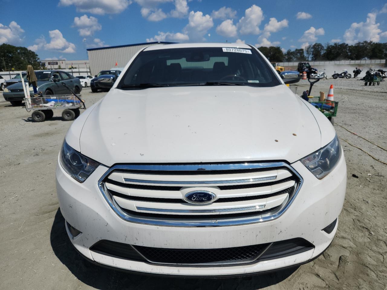 2013 Ford Taurus Limited White vin: 1FAHP2F83DG164143