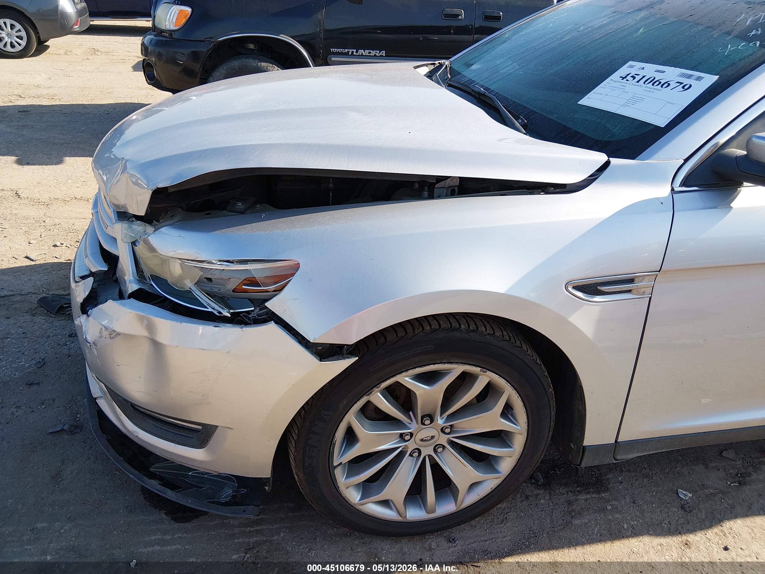 2013 Ford Taurus Limited Silver vin: 1FAHP2F83DG206441