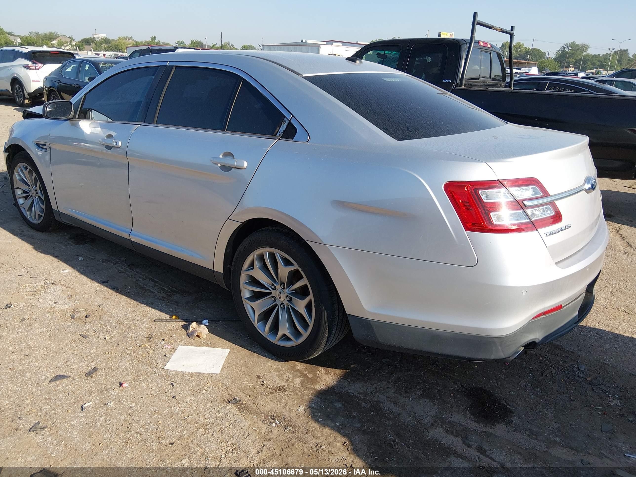 2013 Ford Taurus Limited Silver vin: 1FAHP2F83DG206441