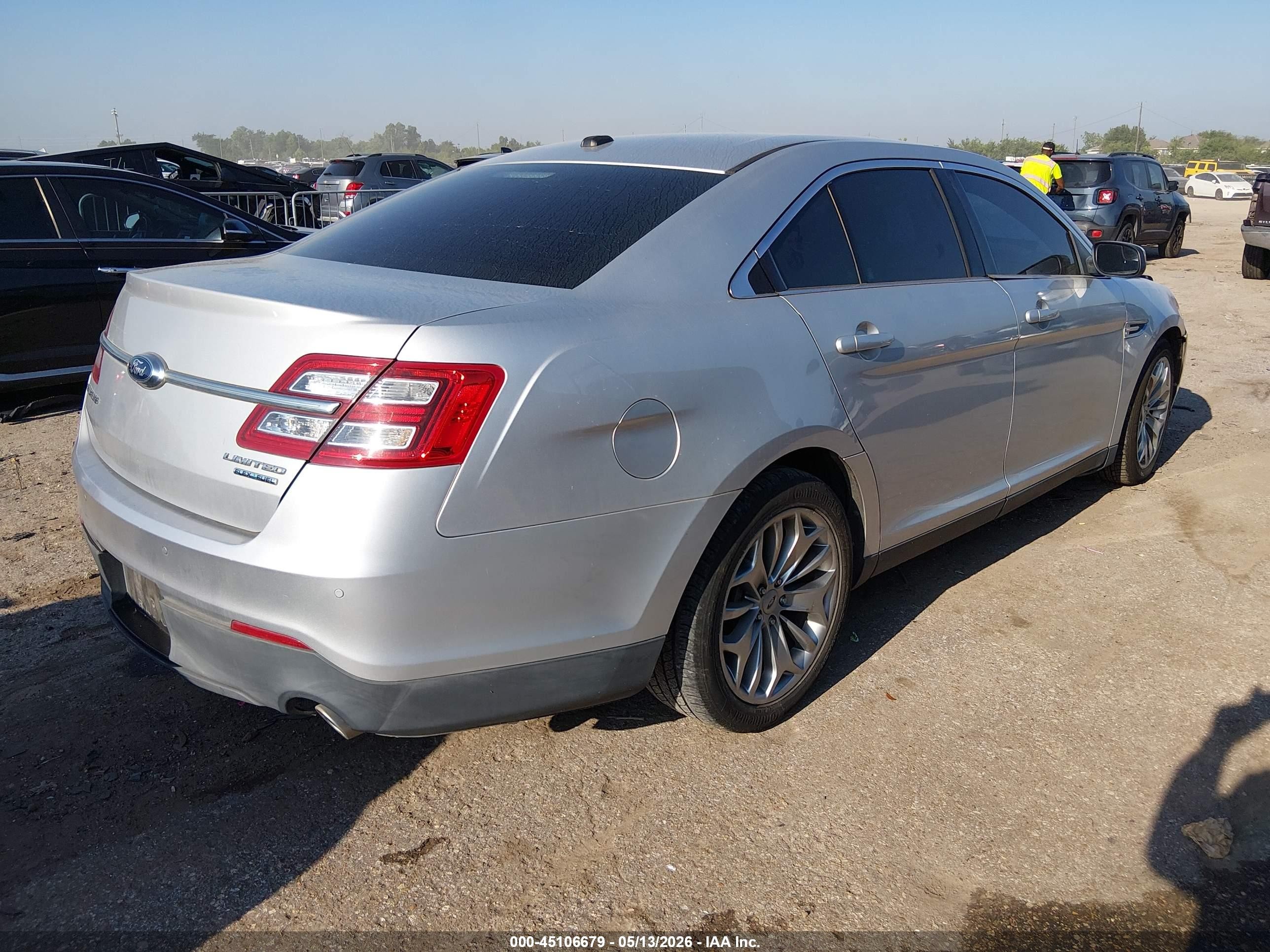2013 Ford Taurus Limited Silver vin: 1FAHP2F83DG206441