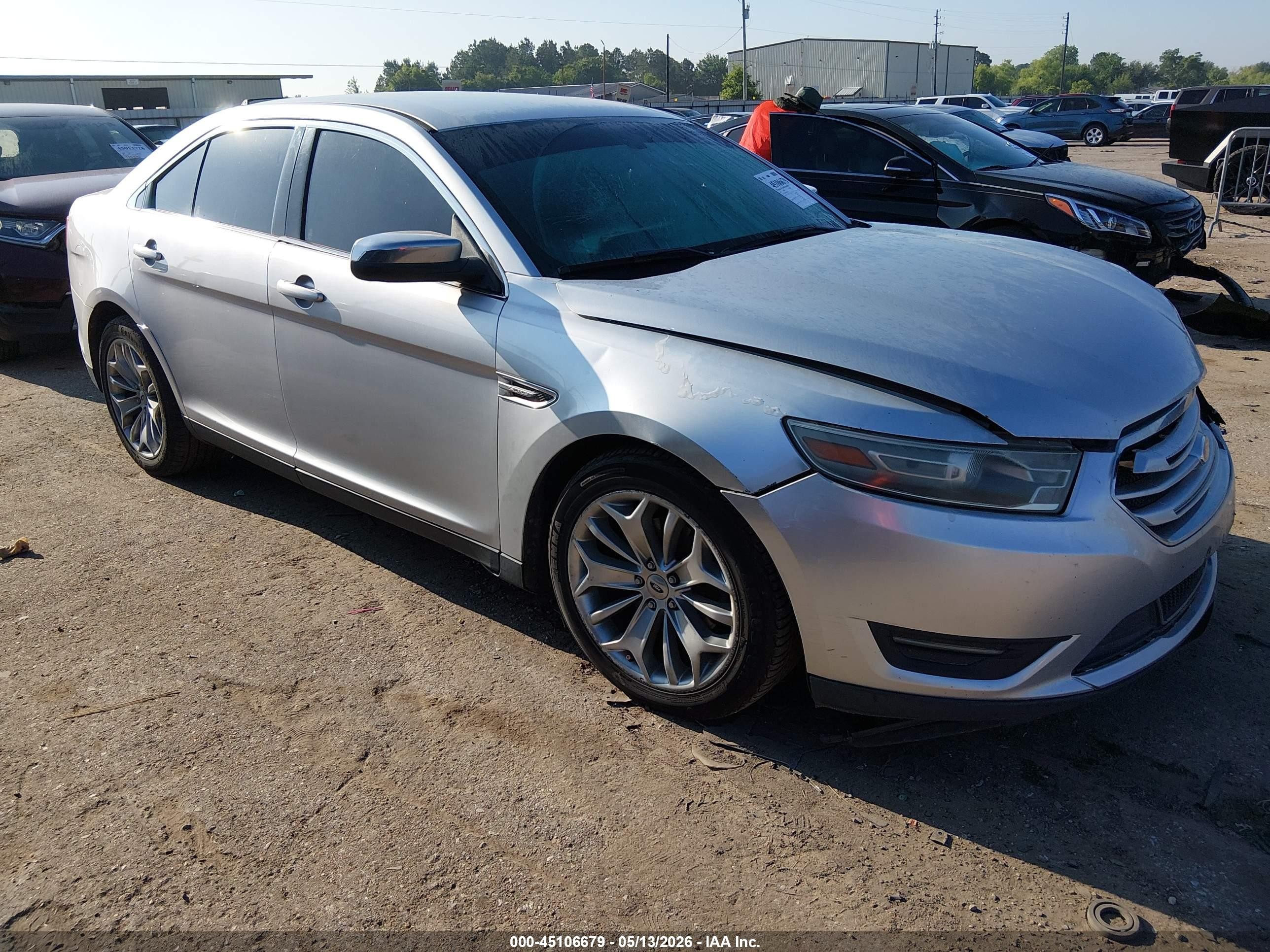 2013 Ford Taurus Limited Silver vin: 1FAHP2F83DG206441