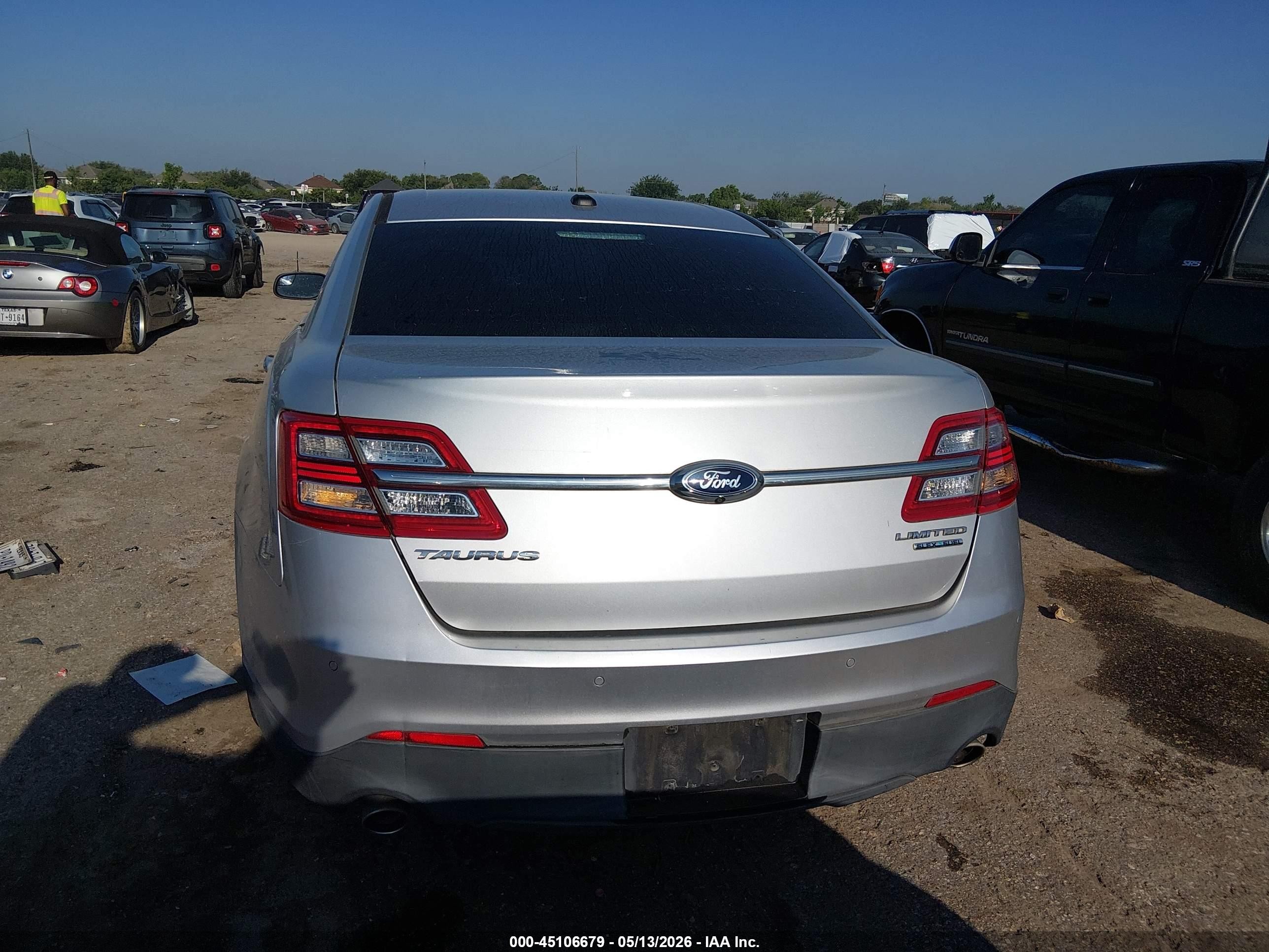 2013 Ford Taurus Limited Silver vin: 1FAHP2F83DG206441