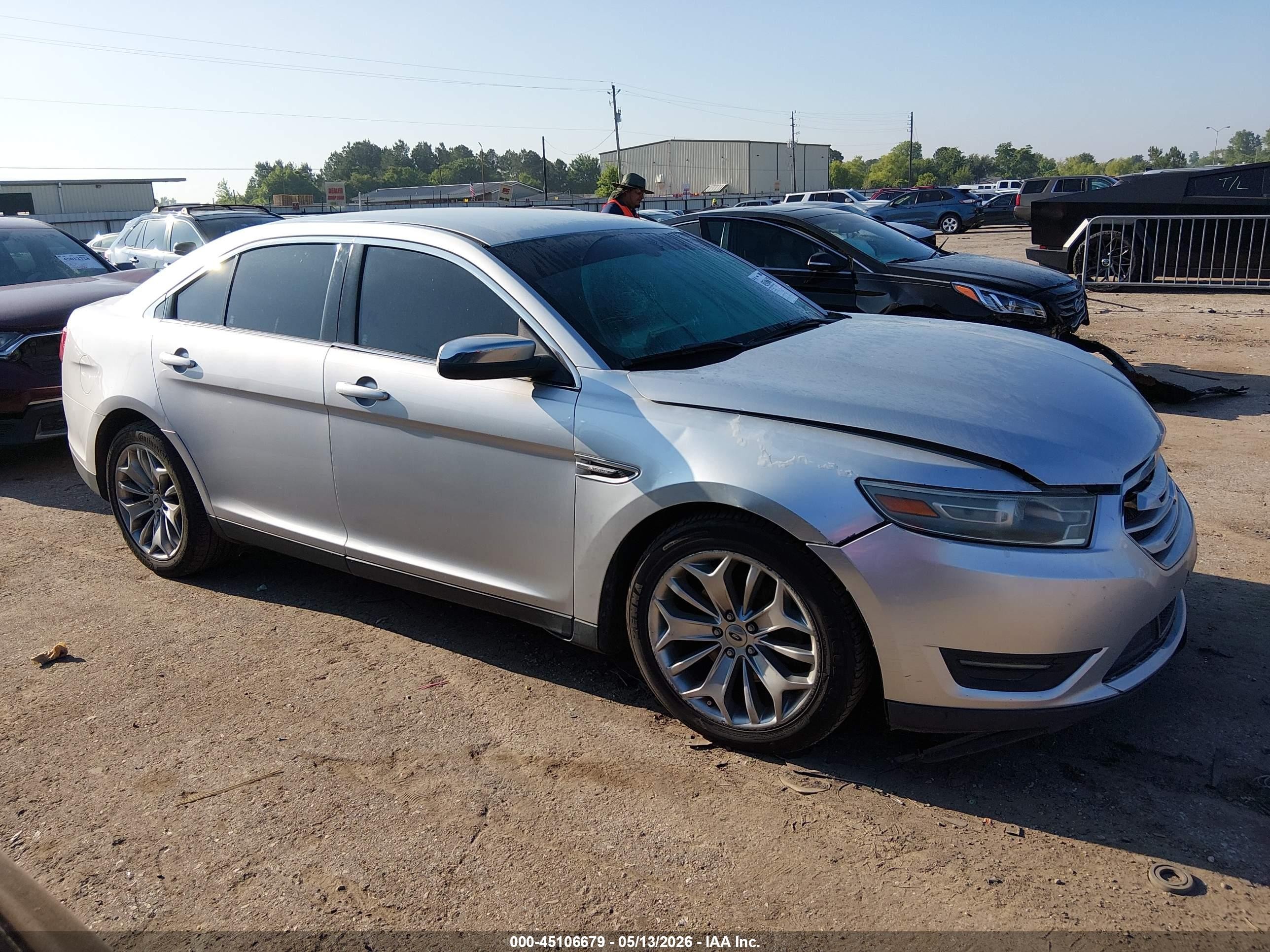 2013 Ford Taurus Limited Silver vin: 1FAHP2F83DG206441