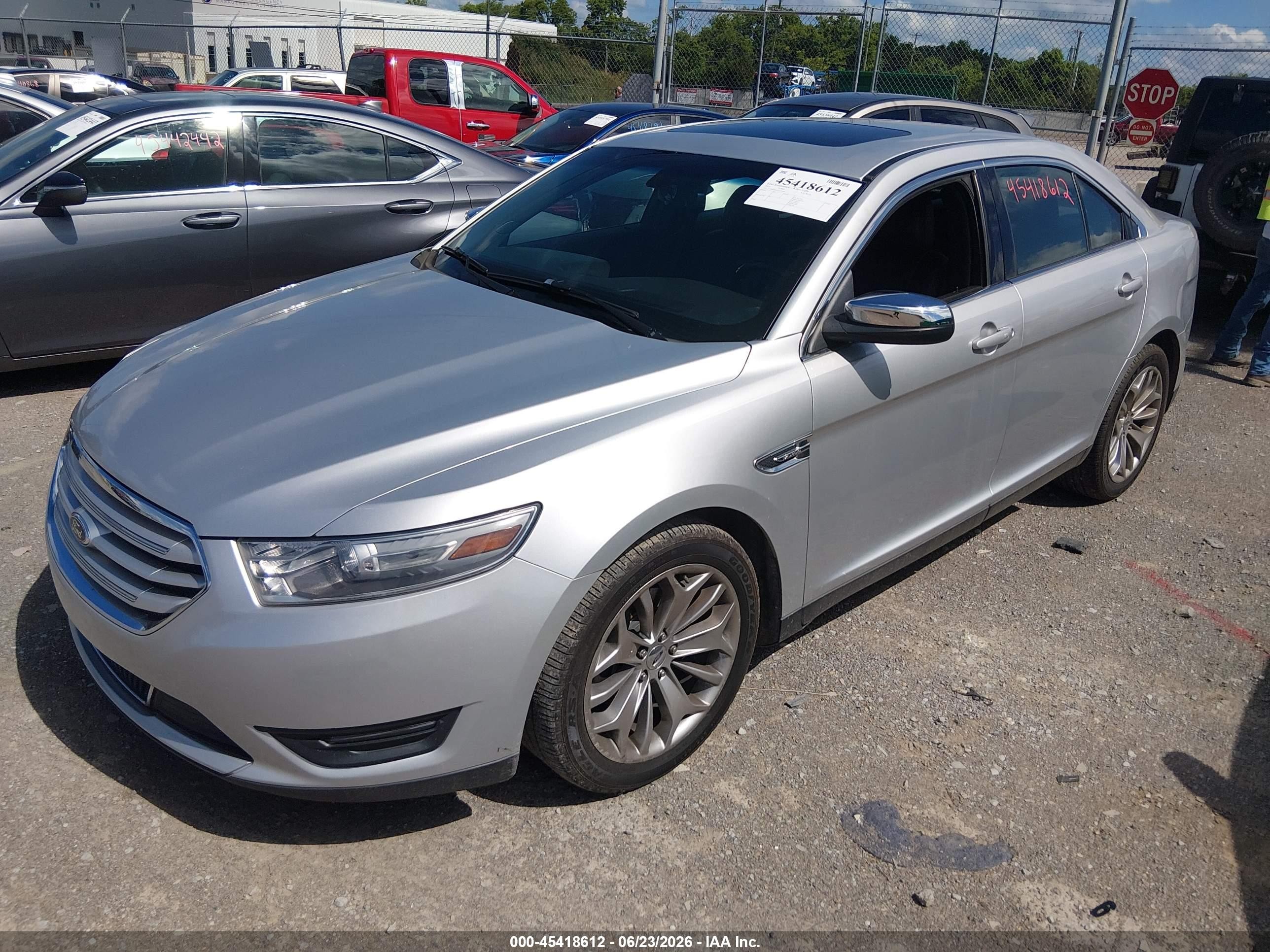 2013 Ford Taurus Limited Silver vin: 1FAHP2F83DG231095