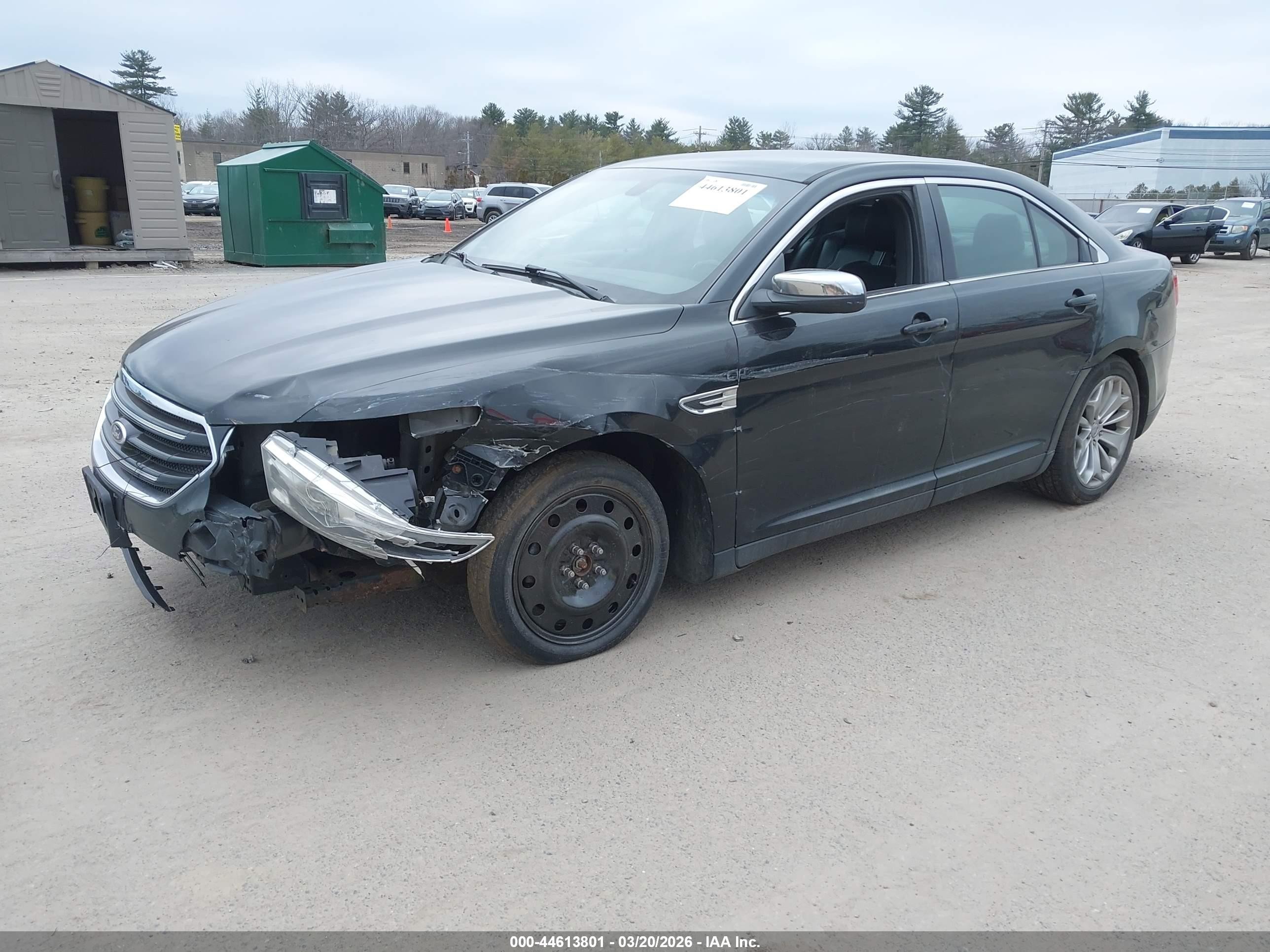 2013 Ford Taurus Limited Black vin: 1FAHP2F83DG232845