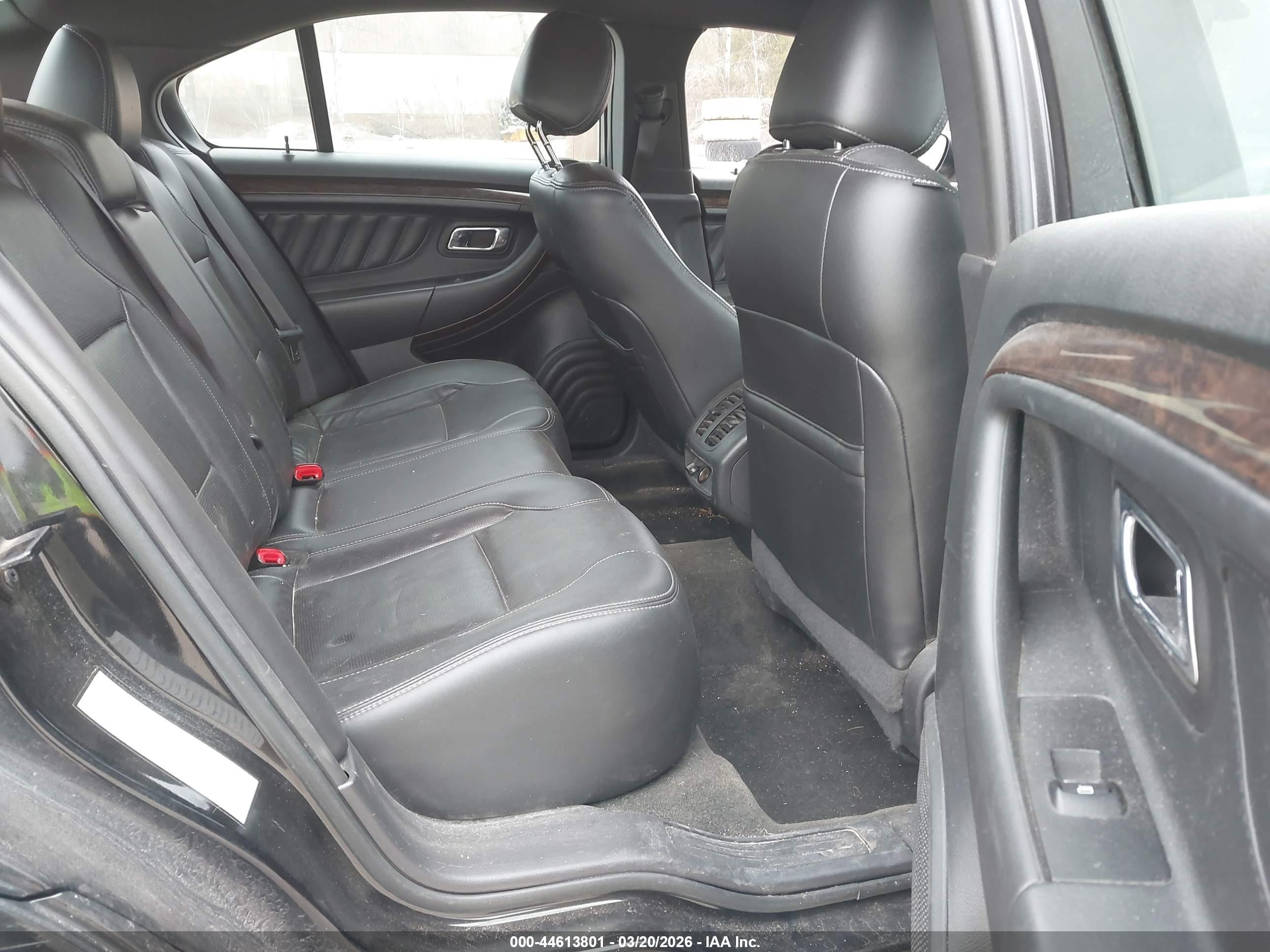 2013 Ford Taurus Limited Black vin: 1FAHP2F83DG232845