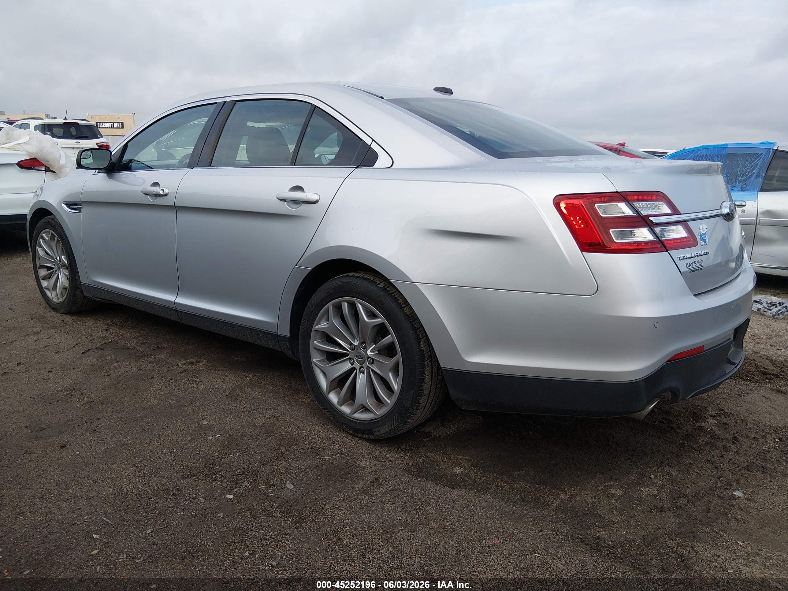 2014 Ford Taurus Limited Silver vin: 1FAHP2F83EG121861