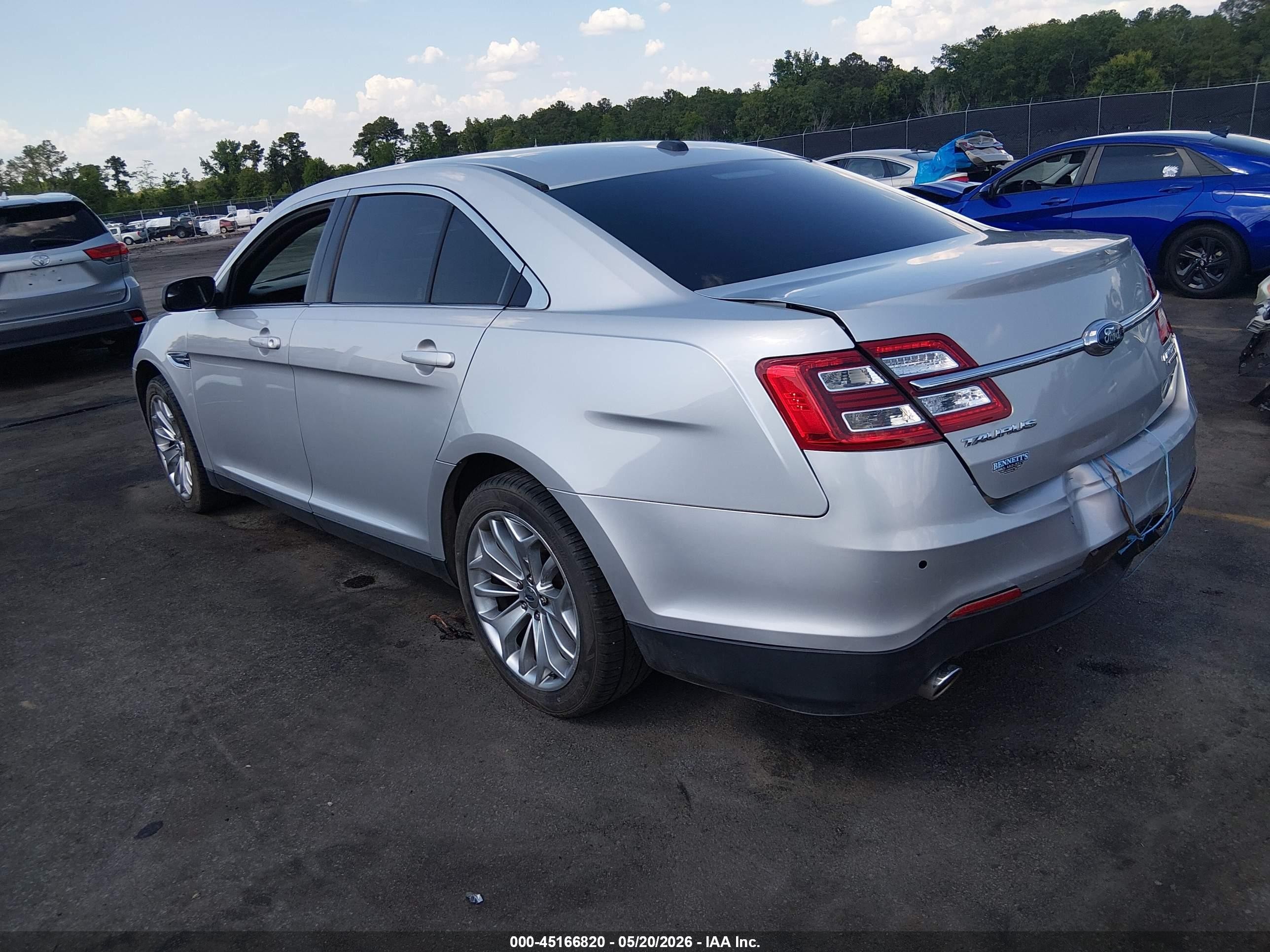 2014 Ford Taurus Limited Silver vin: 1FAHP2F83EG163513