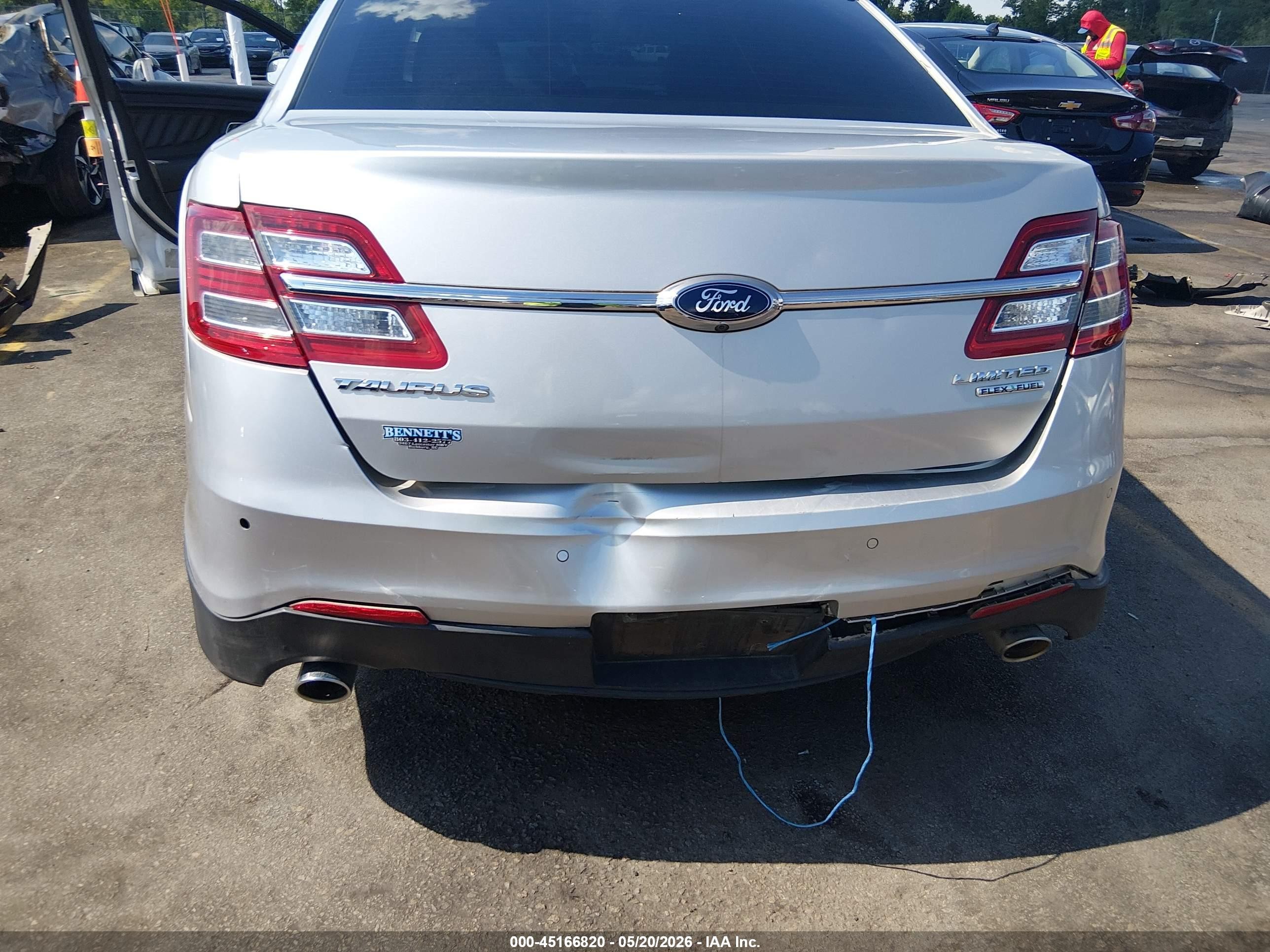 2014 Ford Taurus Limited Silver vin: 1FAHP2F83EG163513