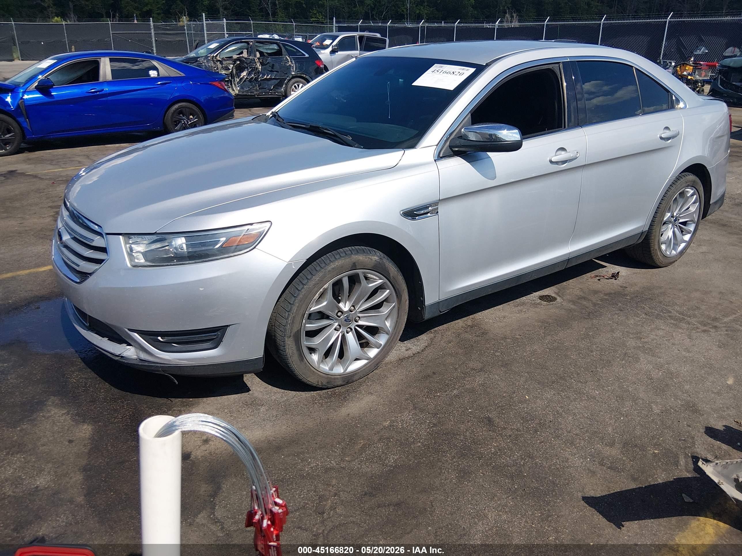2014 Ford Taurus Limited Silver vin: 1FAHP2F83EG163513