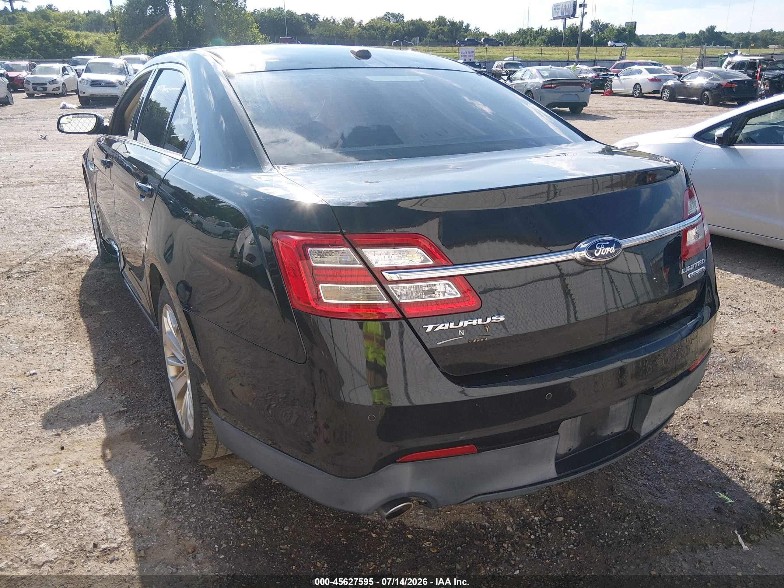 2014 Ford Taurus Limited Black vin: 1FAHP2F83EG178125