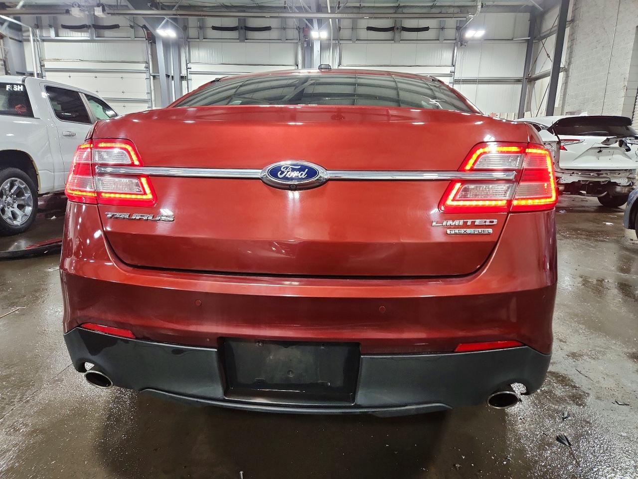 2014 Ford Taurus Limited Orange vin: 1FAHP2F83EG183289
