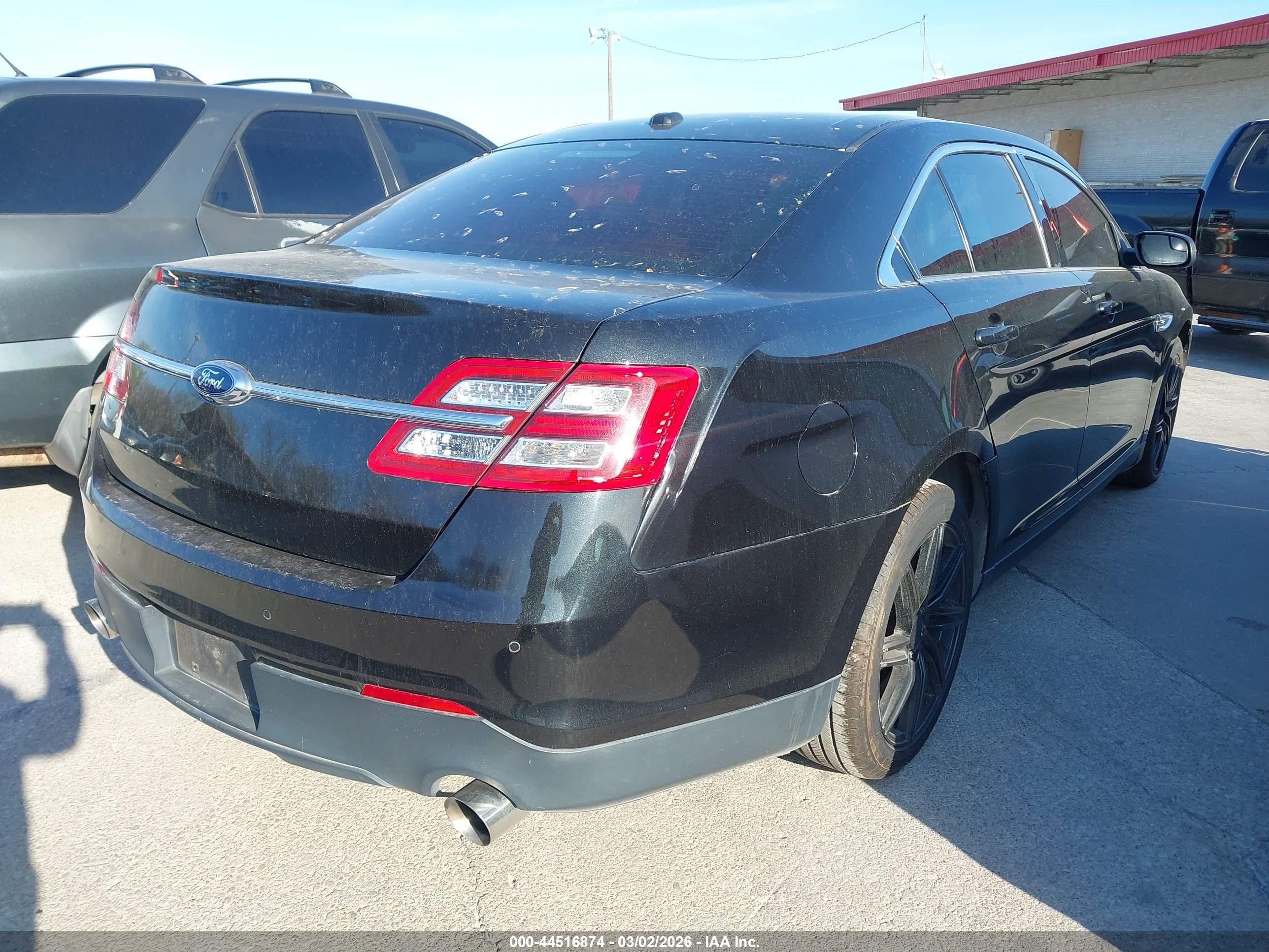 2013 Ford Taurus Limited Black vin: 1FAHP2F84DG110088