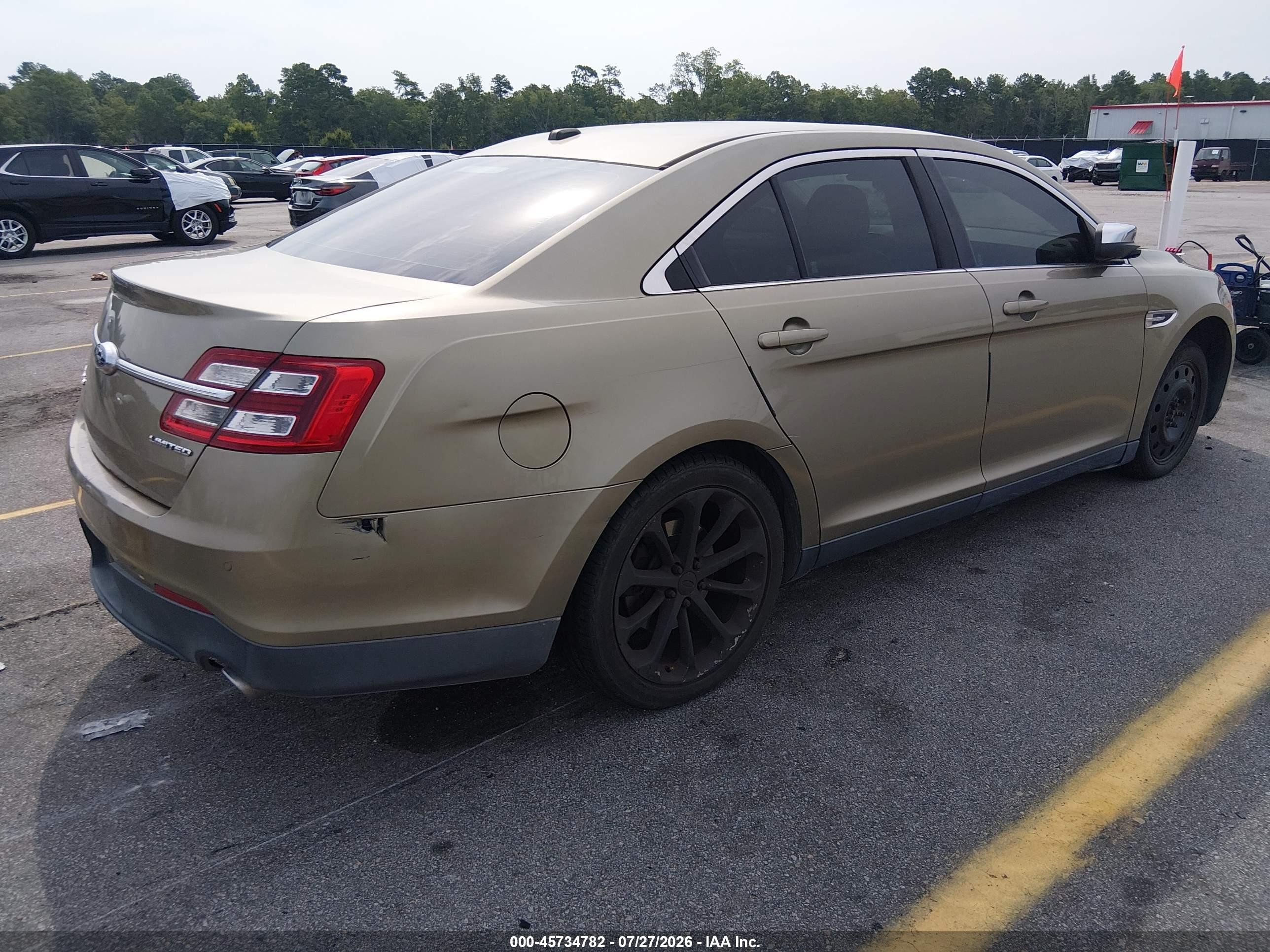 2013 Ford Taurus Limited Зеленый vin: 1FAHP2F84DG110835