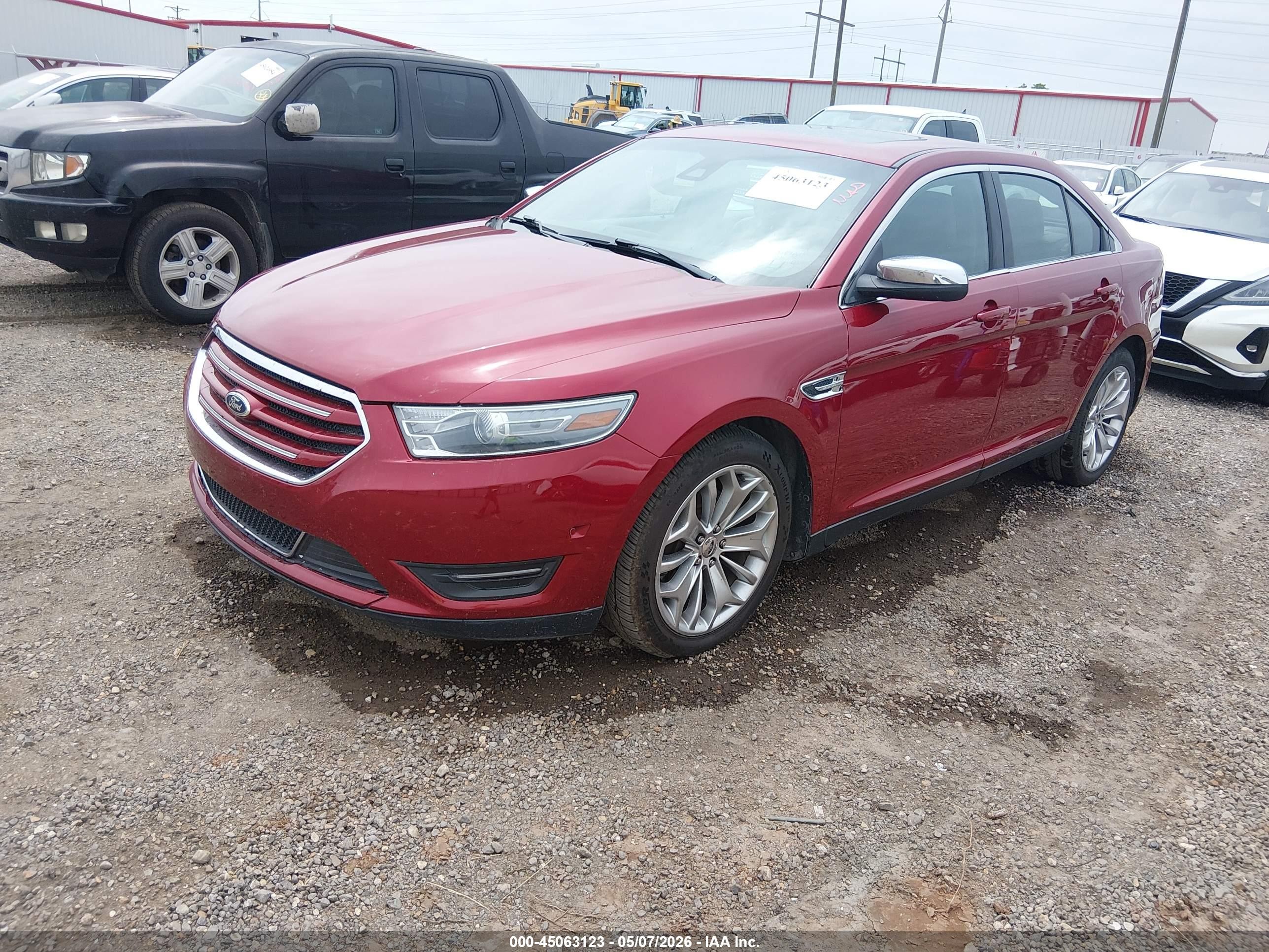 2013 Ford Taurus Limited Красный vin: 1FAHP2F84DG118286