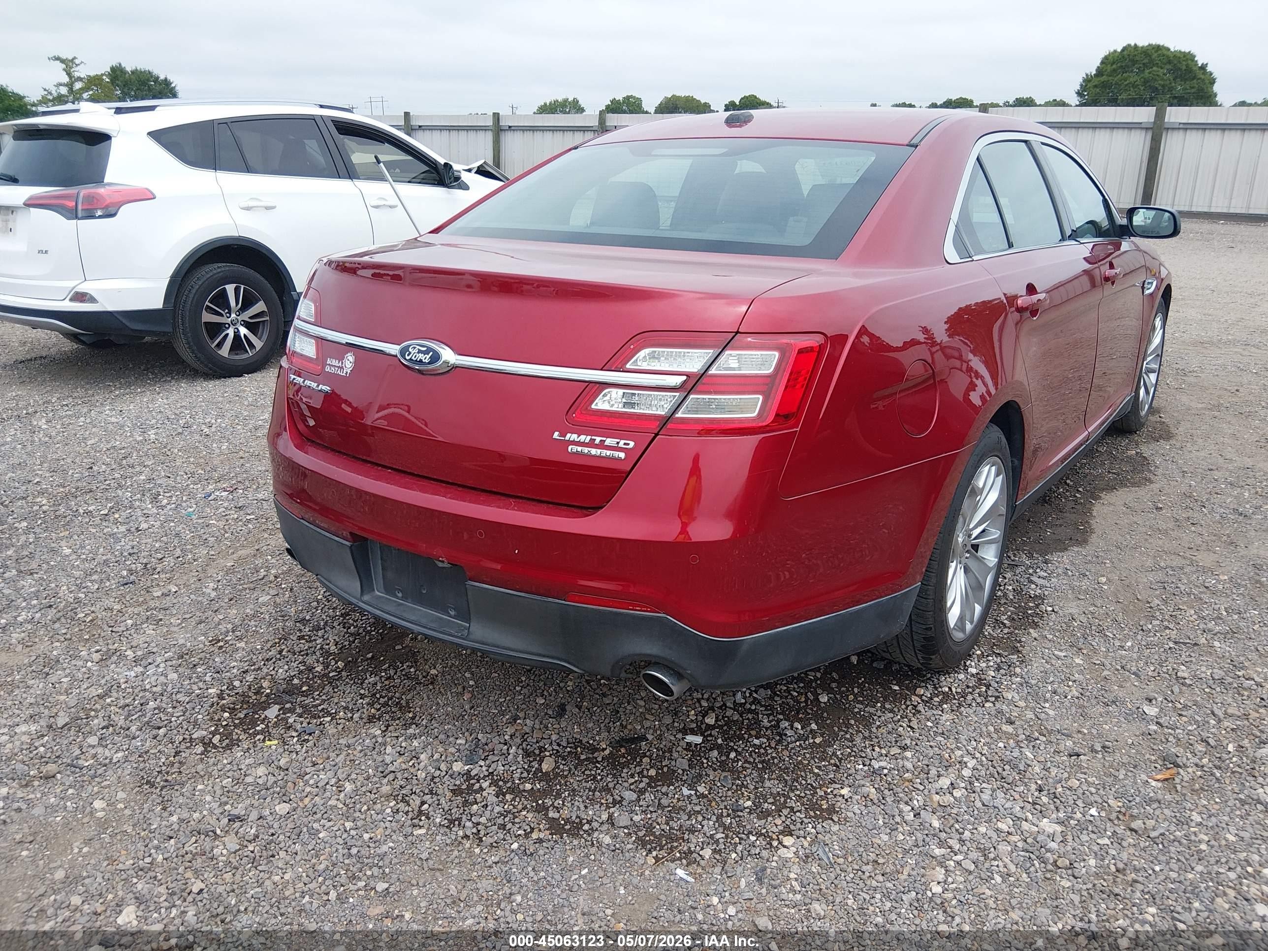 2013 Ford Taurus Limited Красный vin: 1FAHP2F84DG118286