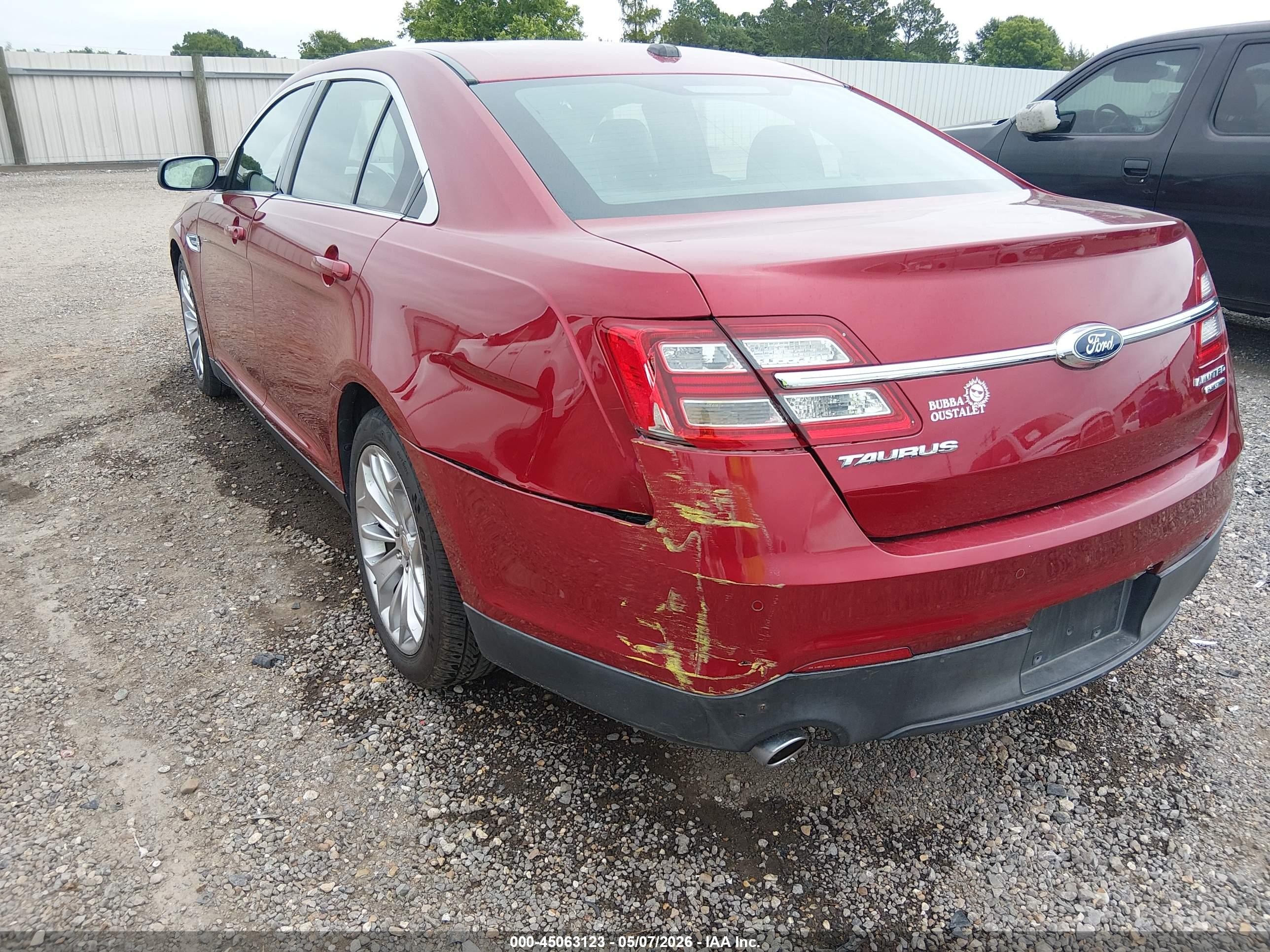 2013 Ford Taurus Limited Красный vin: 1FAHP2F84DG118286