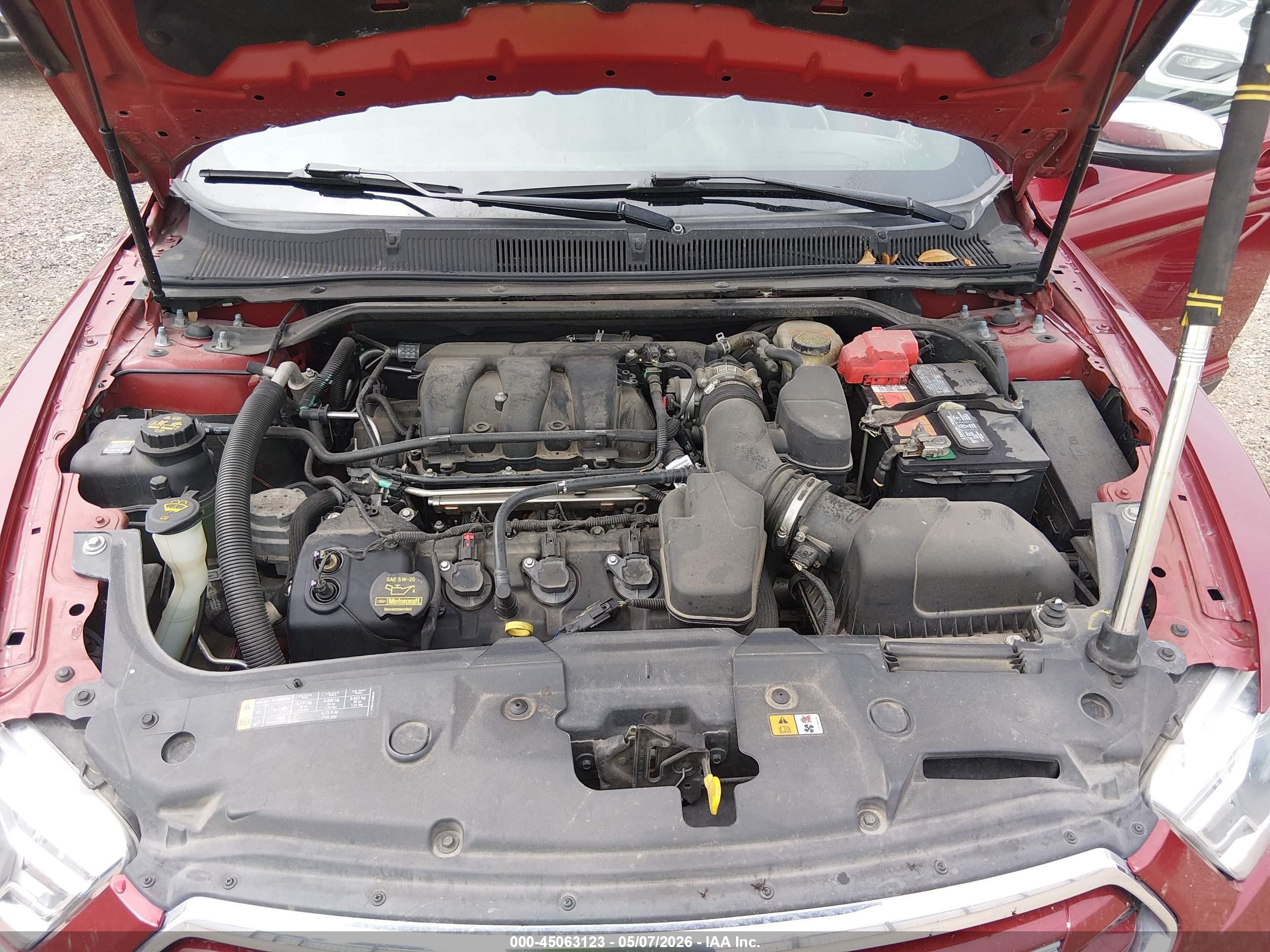 2013 Ford Taurus Limited Красный vin: 1FAHP2F84DG118286