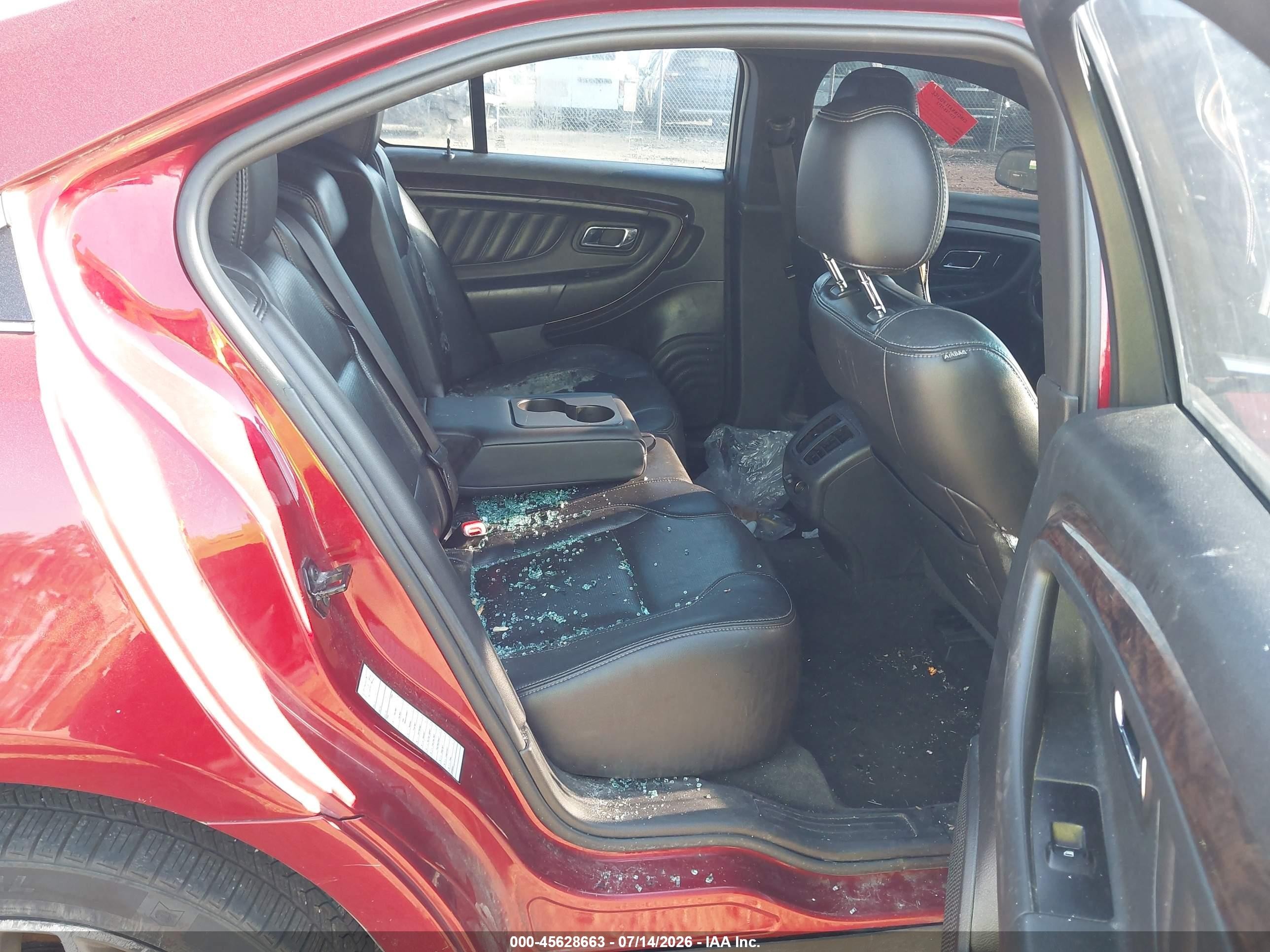 2013 Ford Taurus Limited Red vin: 1FAHP2F84DG131362