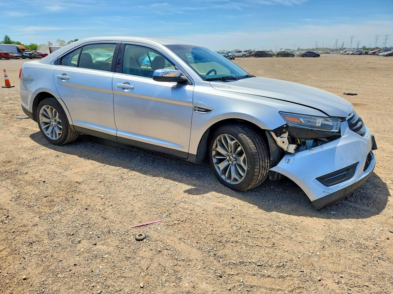 2013 Ford Taurus Limited Silver vin: 1FAHP2F84DG133337
