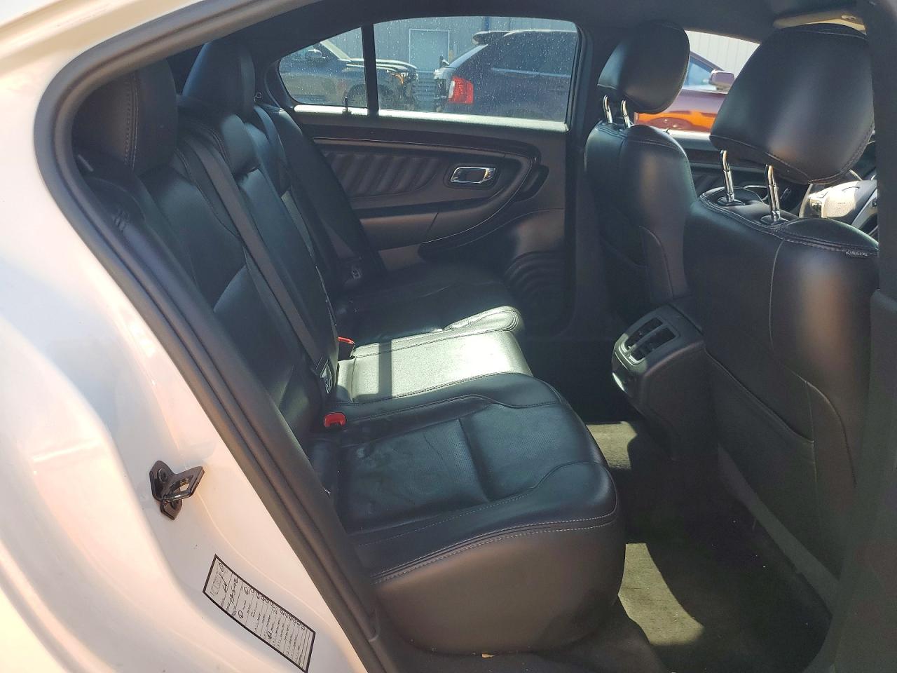 2013 Ford Taurus Limited White vin: 1FAHP2F84DG185888