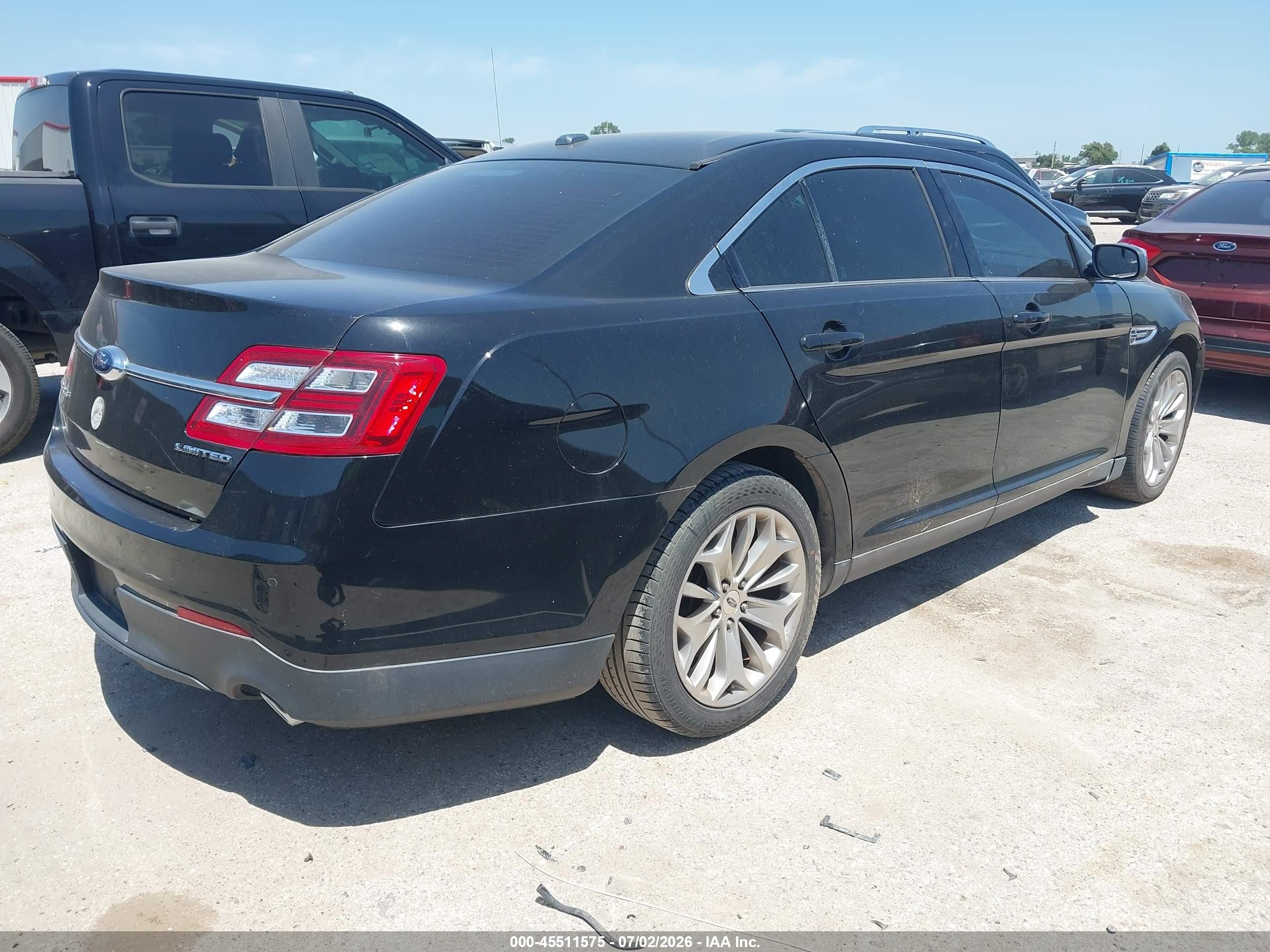 2015 Ford Taurus Limited Black vin: 1FAHP2F84FG117531