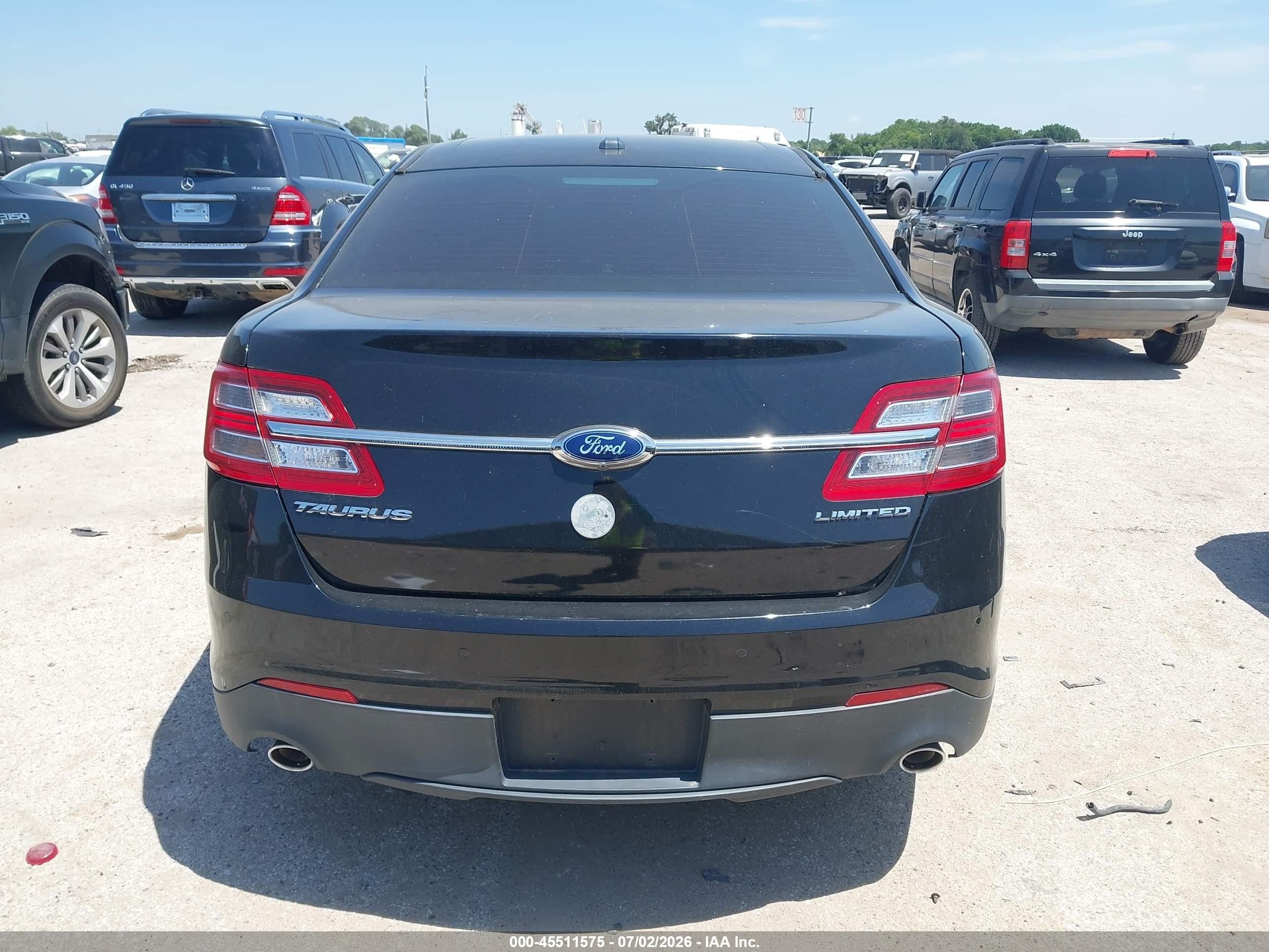 2015 Ford Taurus Limited Black vin: 1FAHP2F84FG117531