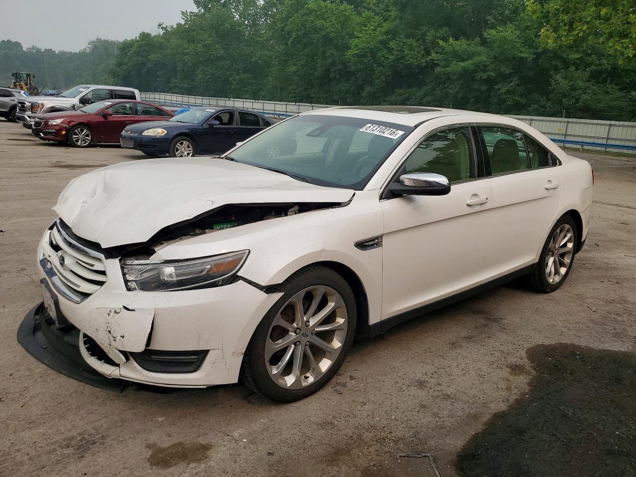 2015 Ford Taurus Limited White vin: 1FAHP2F84FG174568