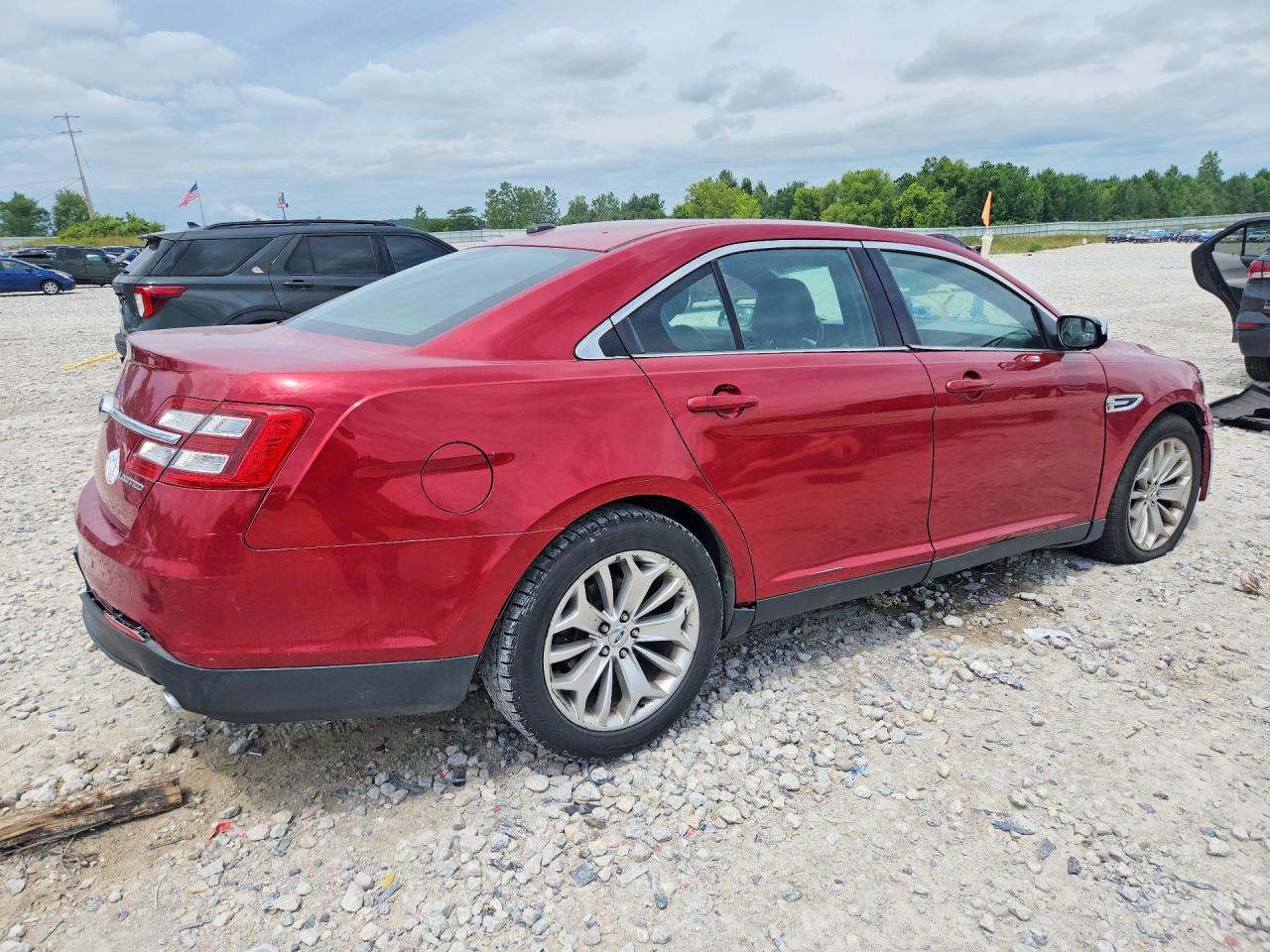 2013 Ford Taurus Limited Красный vin: 1FAHP2F85DG136523