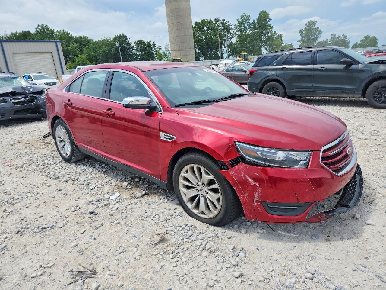 2013 Ford Taurus Limited Красный vin: 1FAHP2F85DG136523