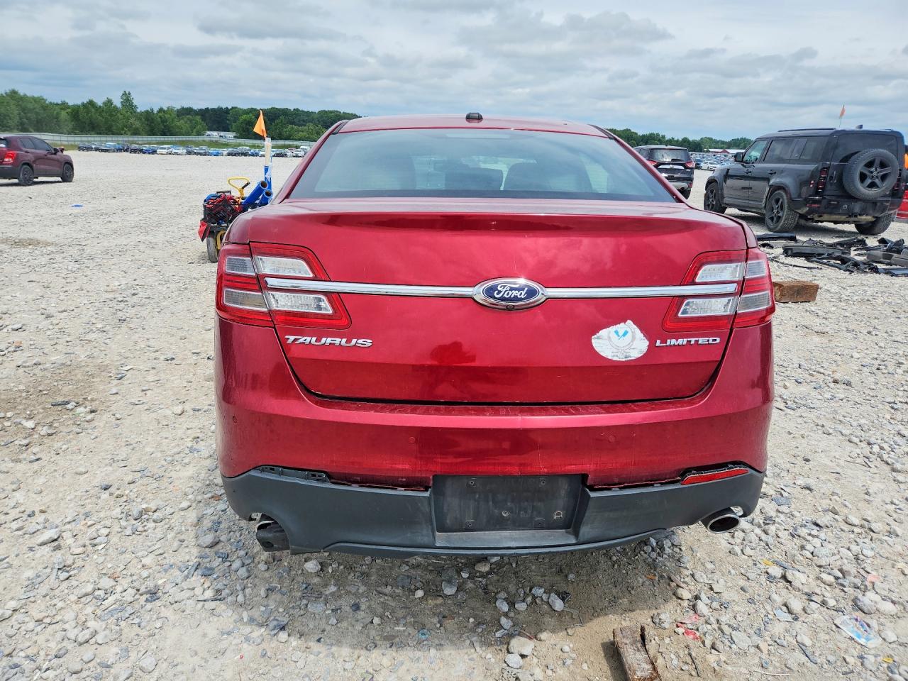 2013 Ford Taurus Limited Красный vin: 1FAHP2F85DG136523