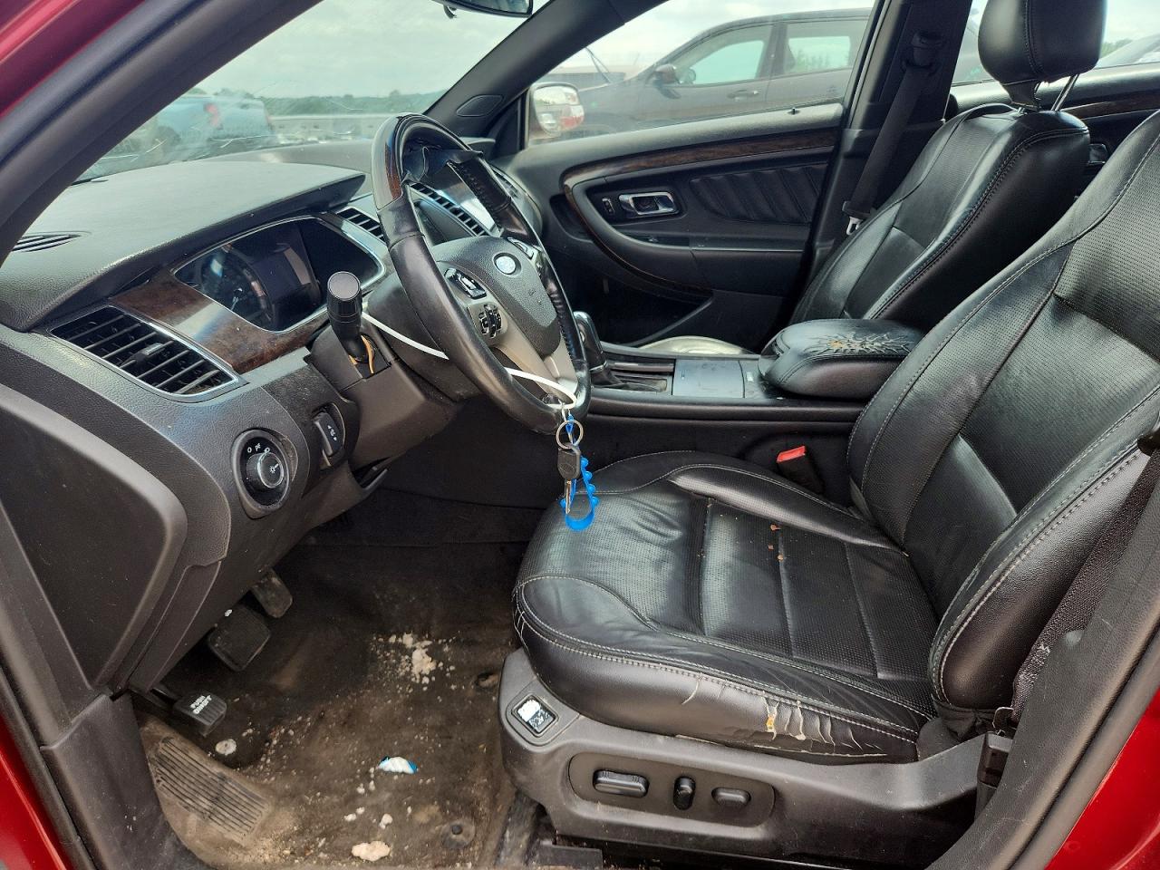 2013 Ford Taurus Limited Красный vin: 1FAHP2F85DG136523