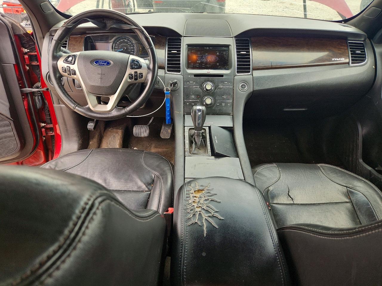 2013 Ford Taurus Limited Красный vin: 1FAHP2F85DG136523