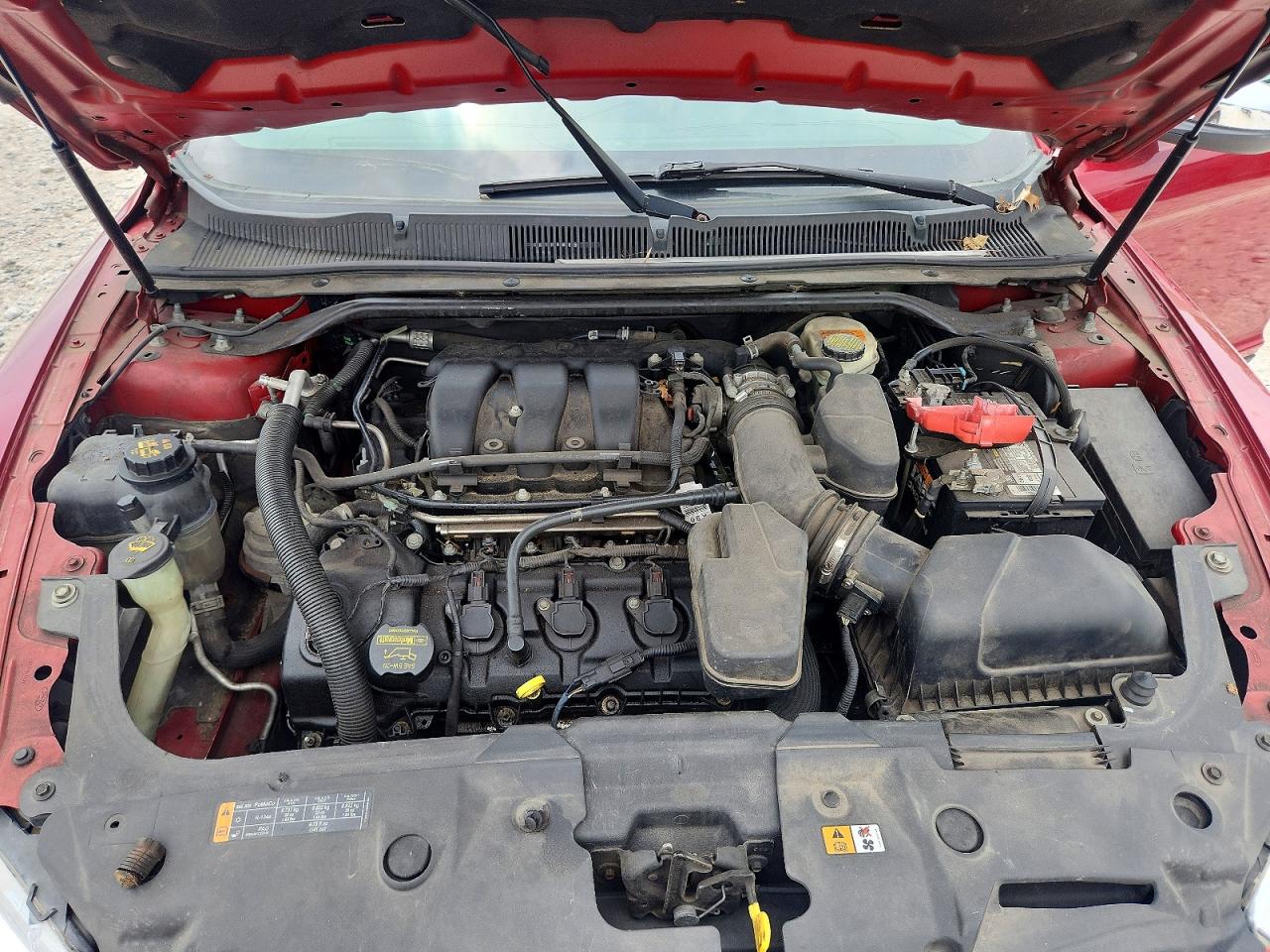 2013 Ford Taurus Limited Красный vin: 1FAHP2F85DG136523