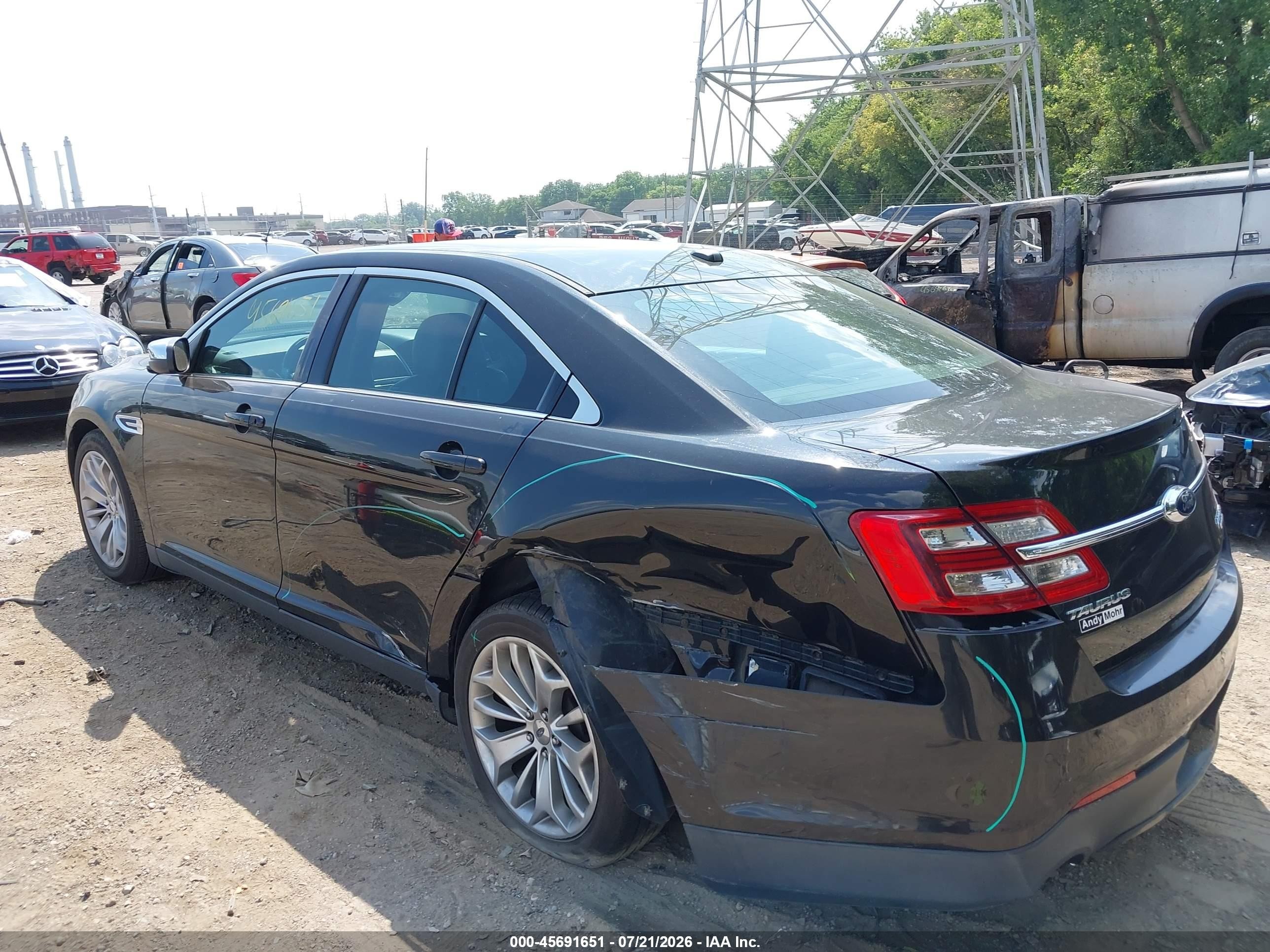 2013 Ford Taurus Limited Black vin: 1FAHP2F85DG175693