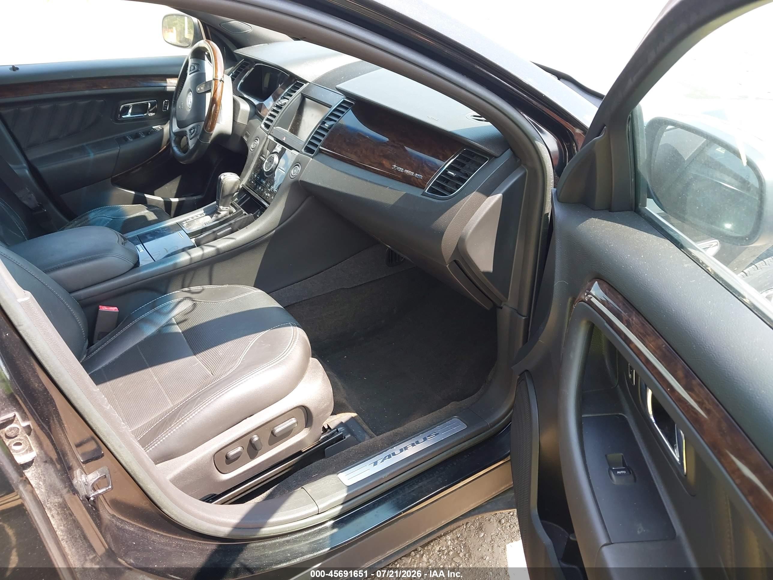 2013 Ford Taurus Limited Black vin: 1FAHP2F85DG175693