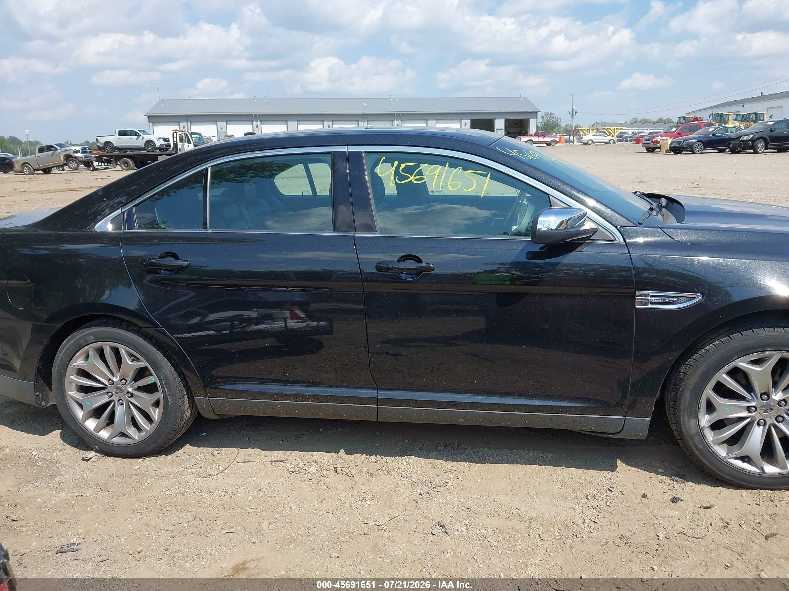 2013 Ford Taurus Limited Black vin: 1FAHP2F85DG175693