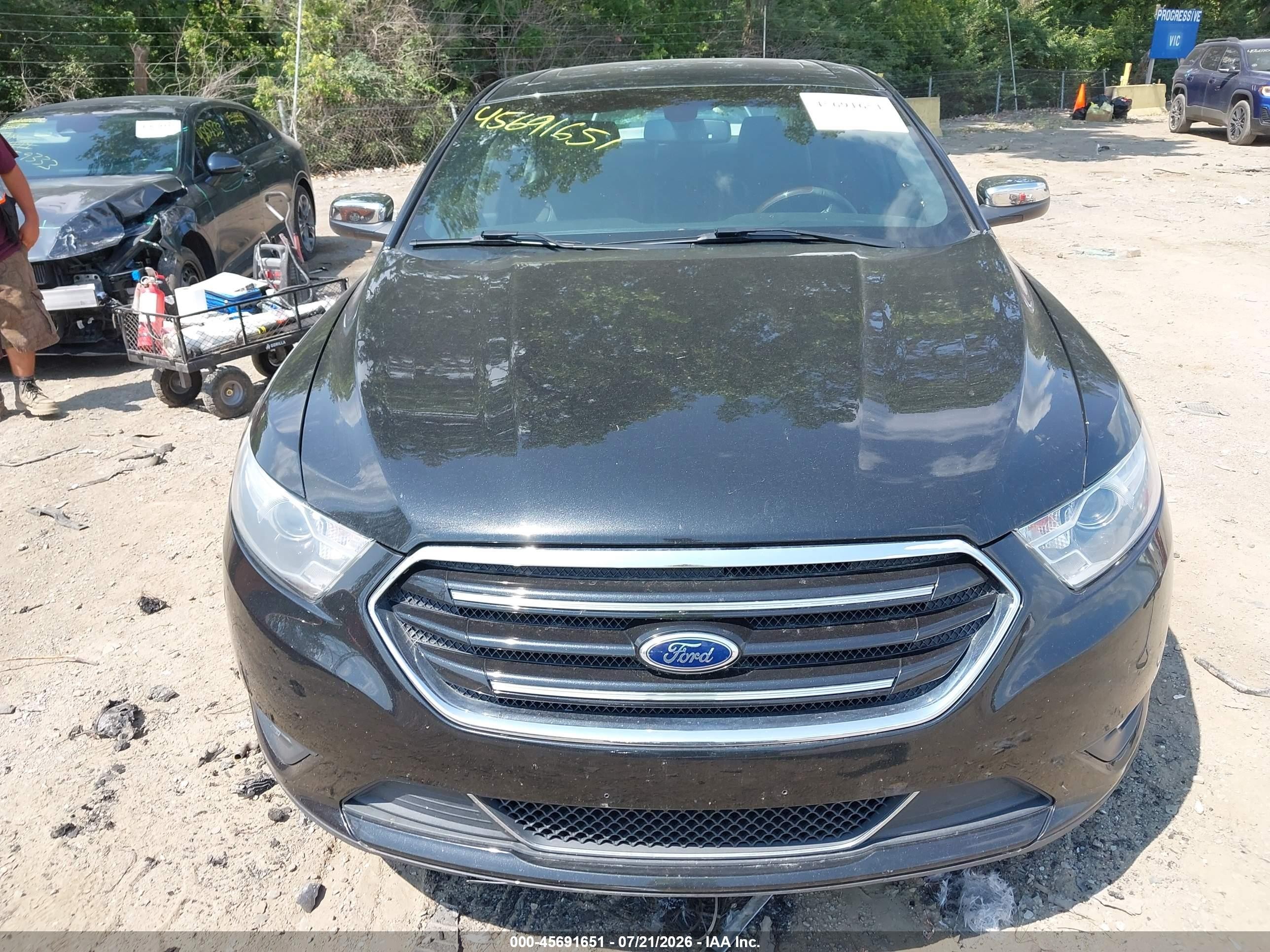 2013 Ford Taurus Limited Black vin: 1FAHP2F85DG175693