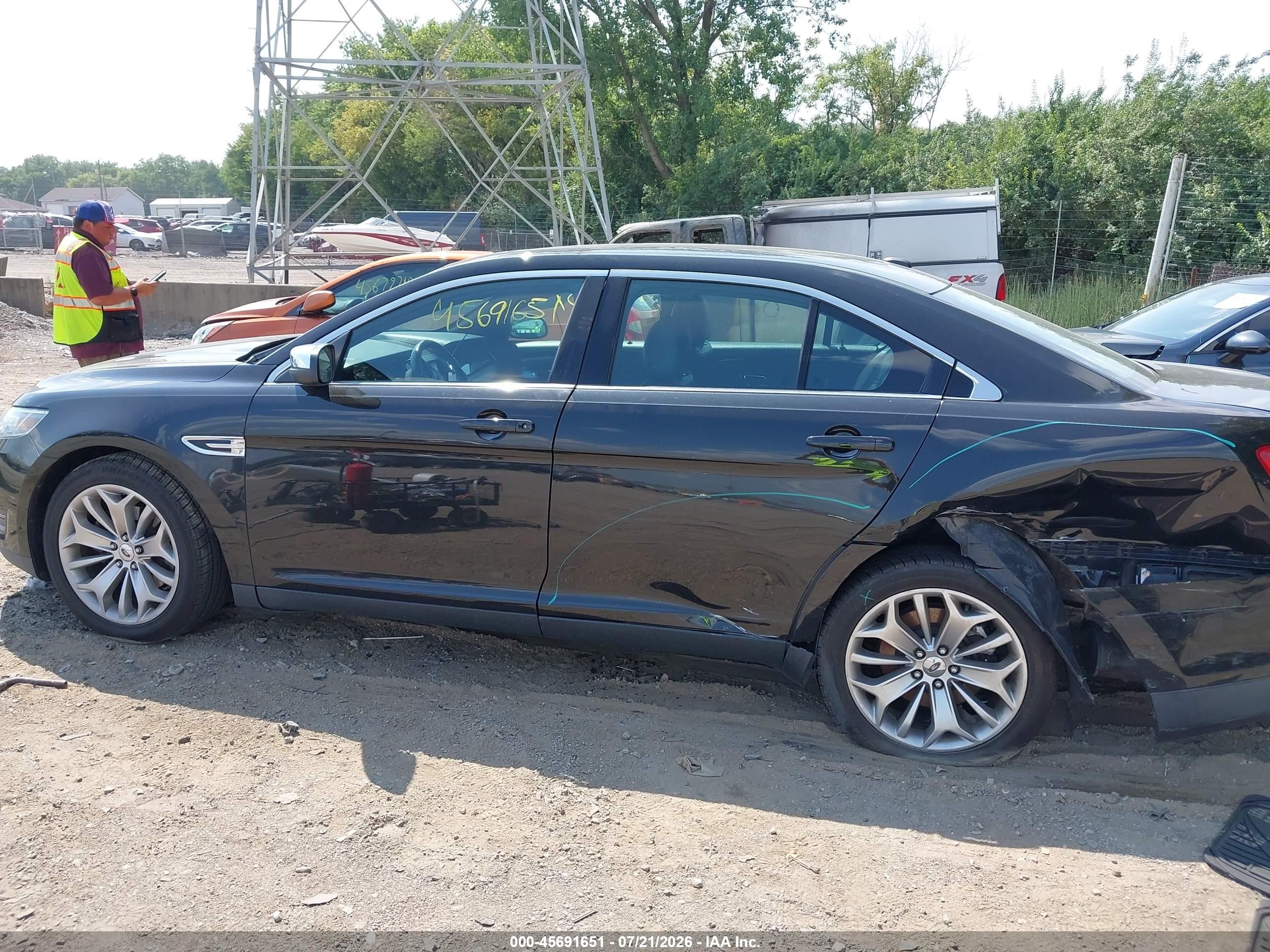 2013 Ford Taurus Limited Black vin: 1FAHP2F85DG175693