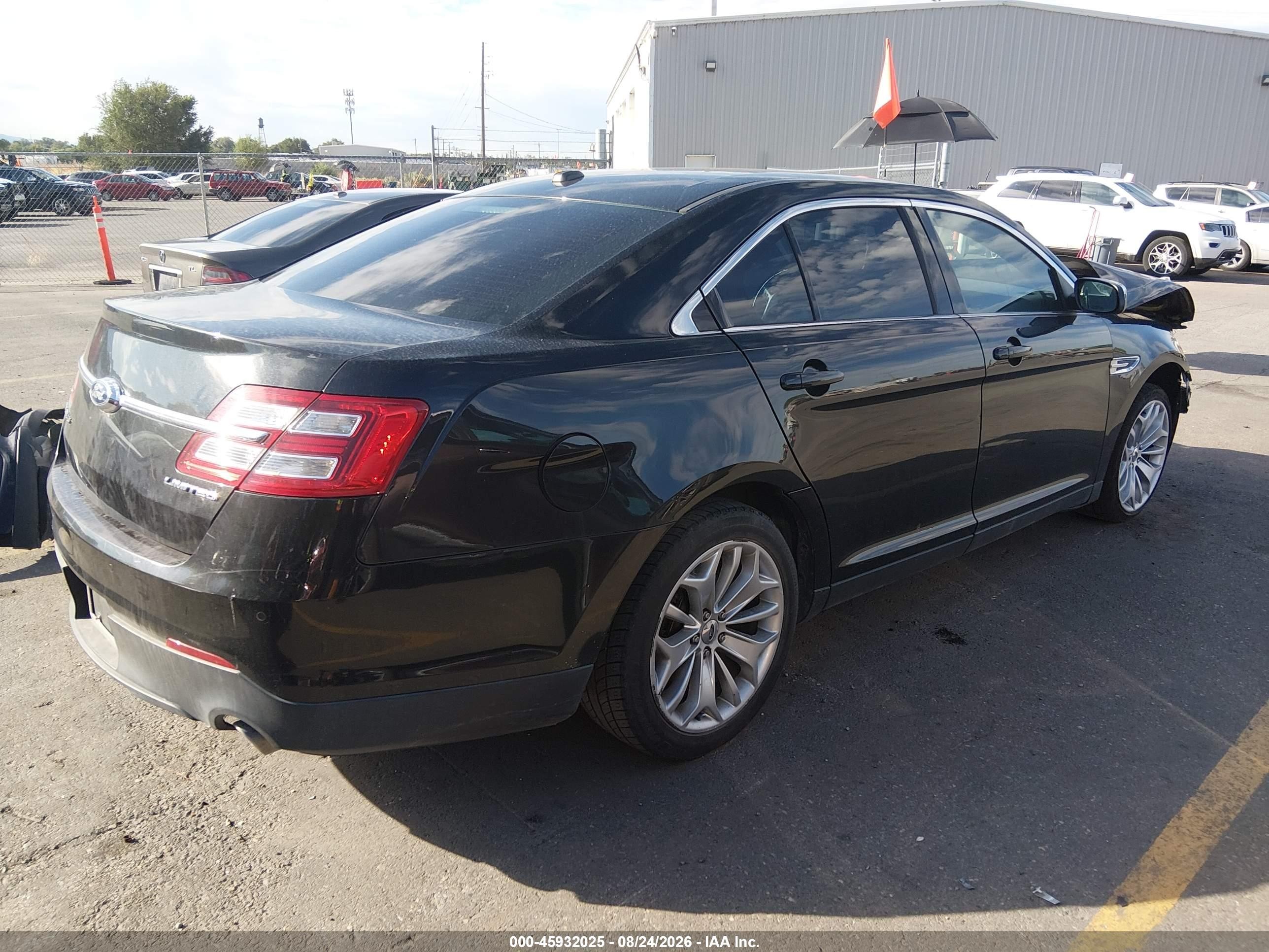 2013 Ford Taurus Limited Black vin: 1FAHP2F85DG210250
