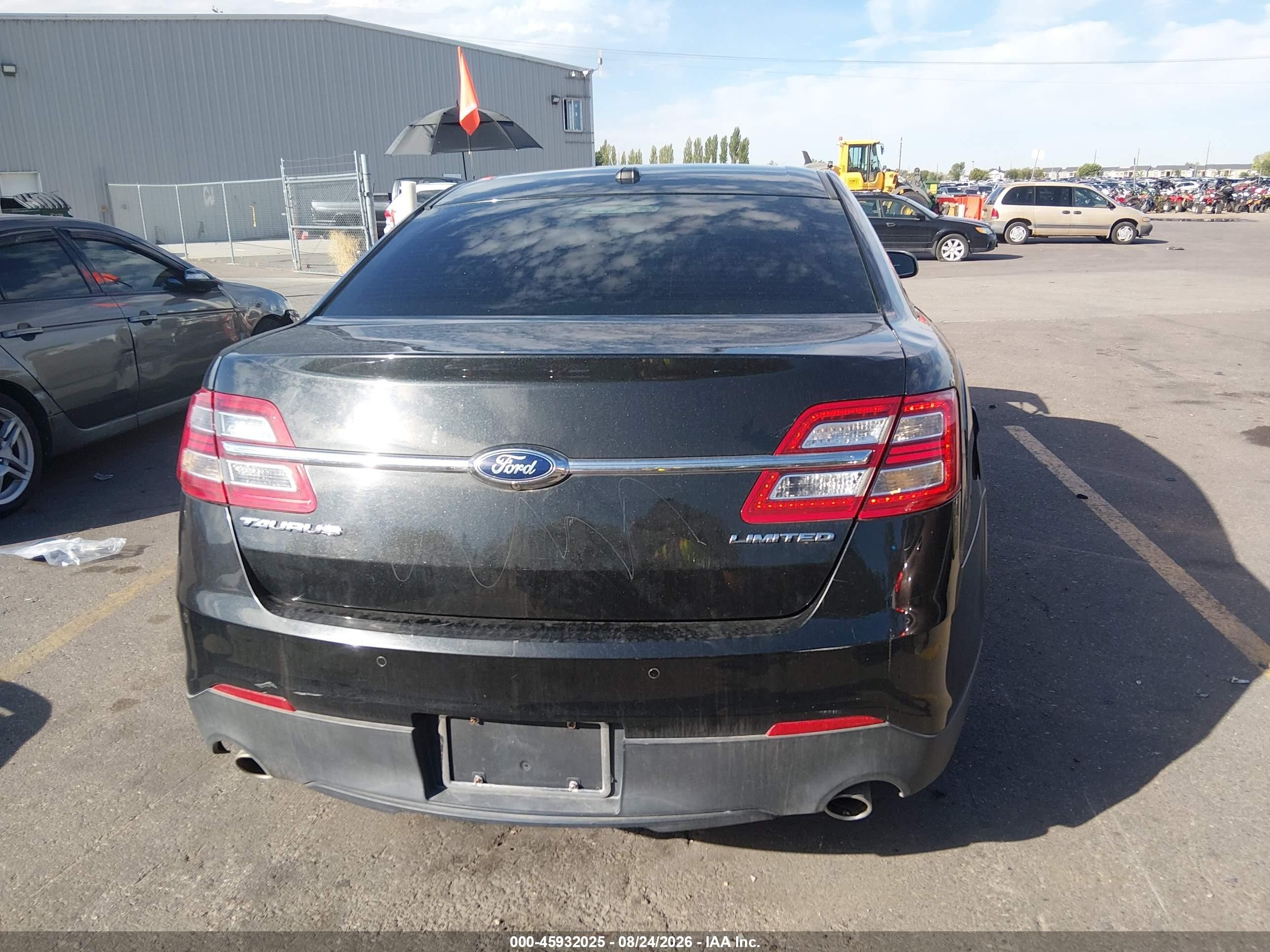 2013 Ford Taurus Limited Black vin: 1FAHP2F85DG210250