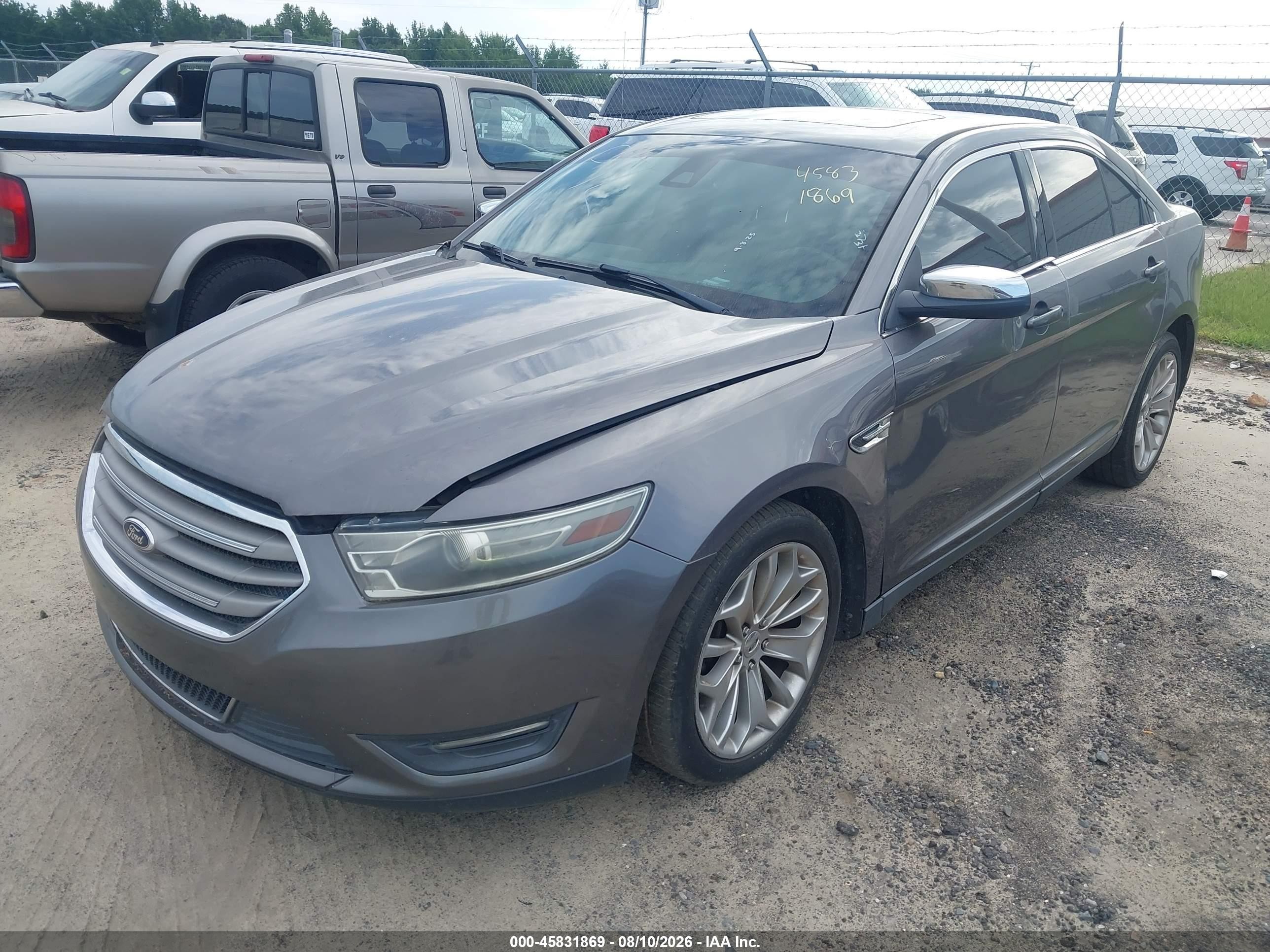 2014 Ford Taurus Limited Gray vin: 1FAHP2F85EG102776