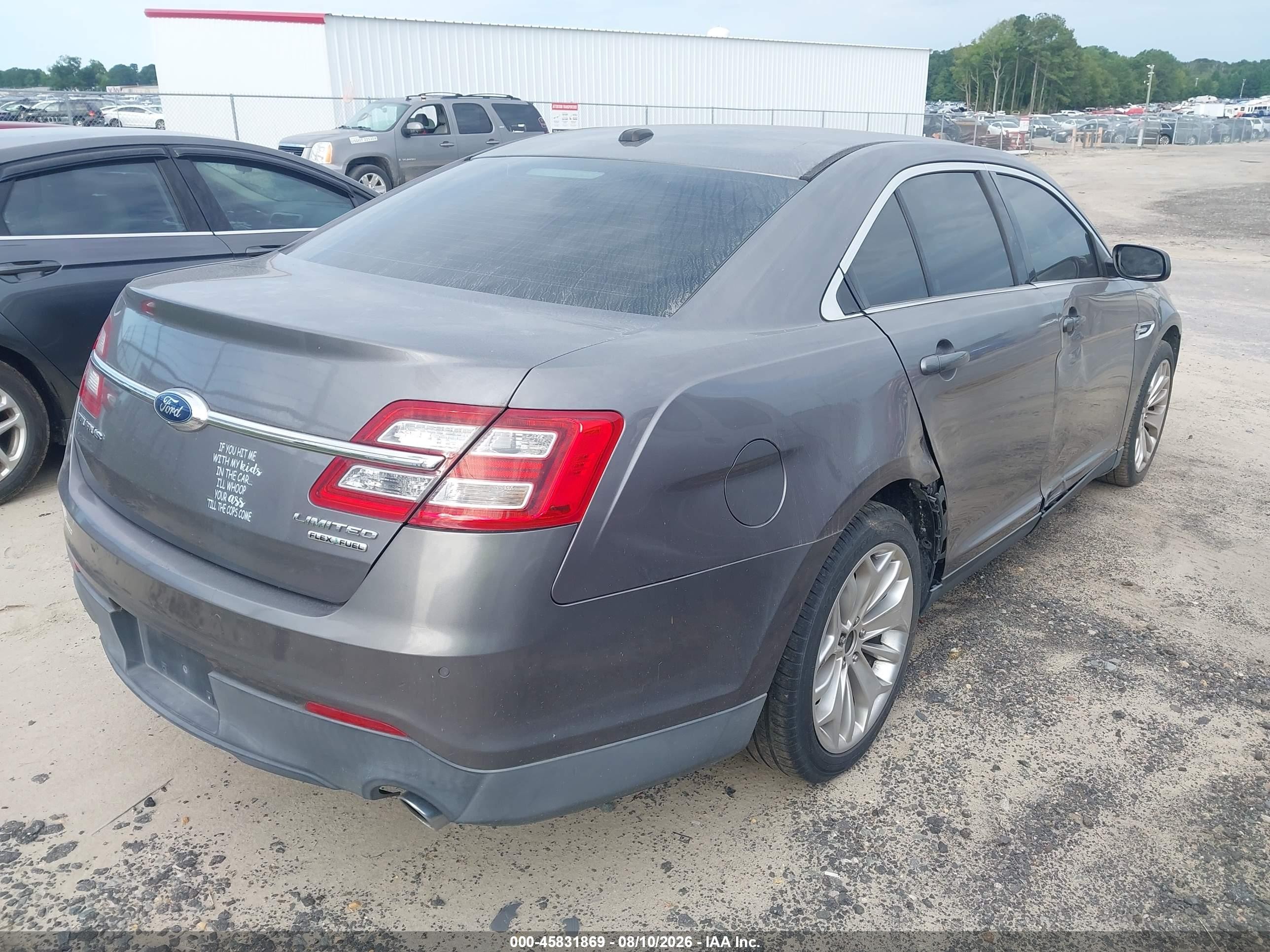 2014 Ford Taurus Limited Gray vin: 1FAHP2F85EG102776