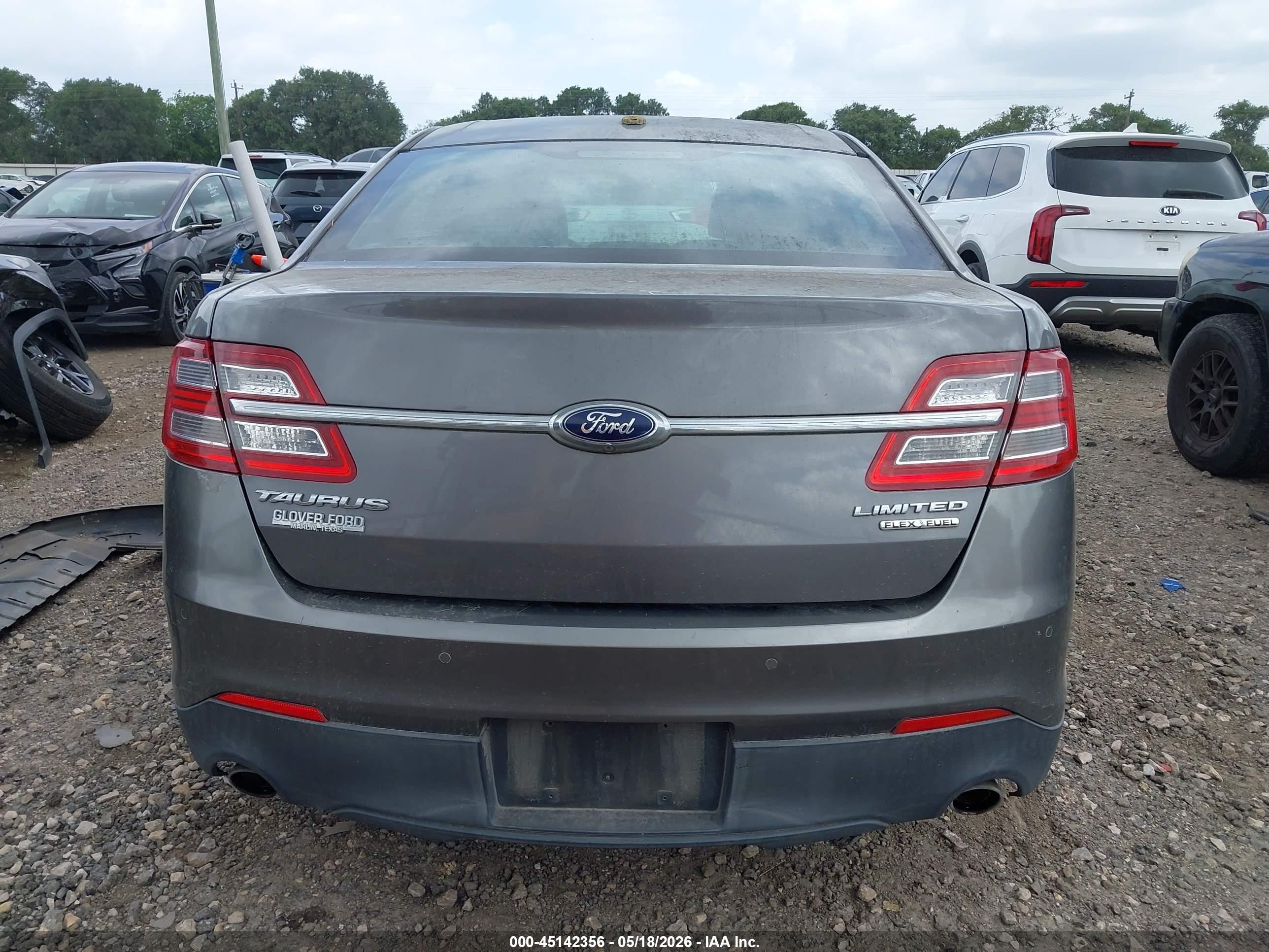 2014 Ford Taurus Limited Серый vin: 1FAHP2F85EG121909