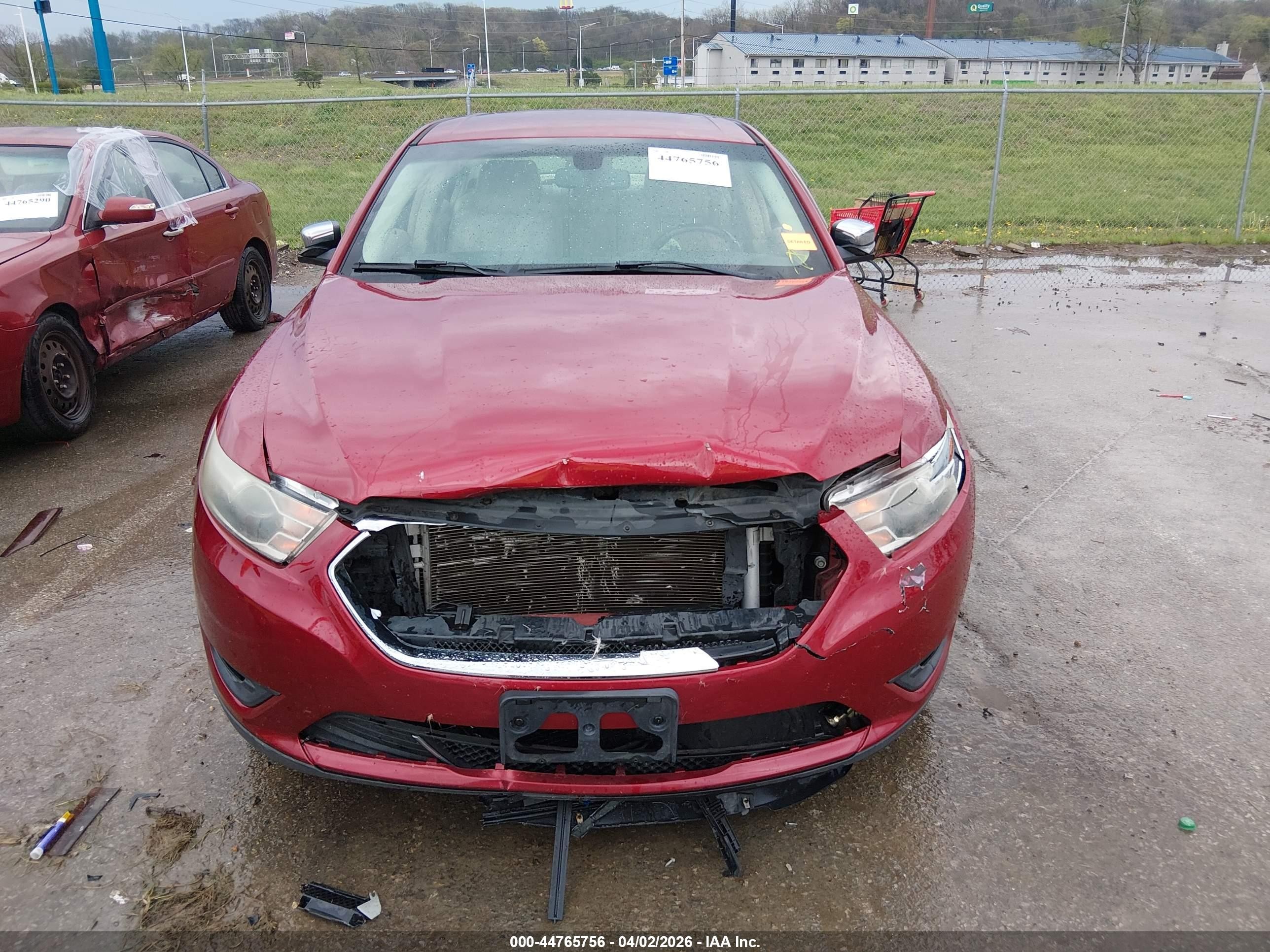 2014 Ford Taurus Limited Красный vin: 1FAHP2F85EG123644