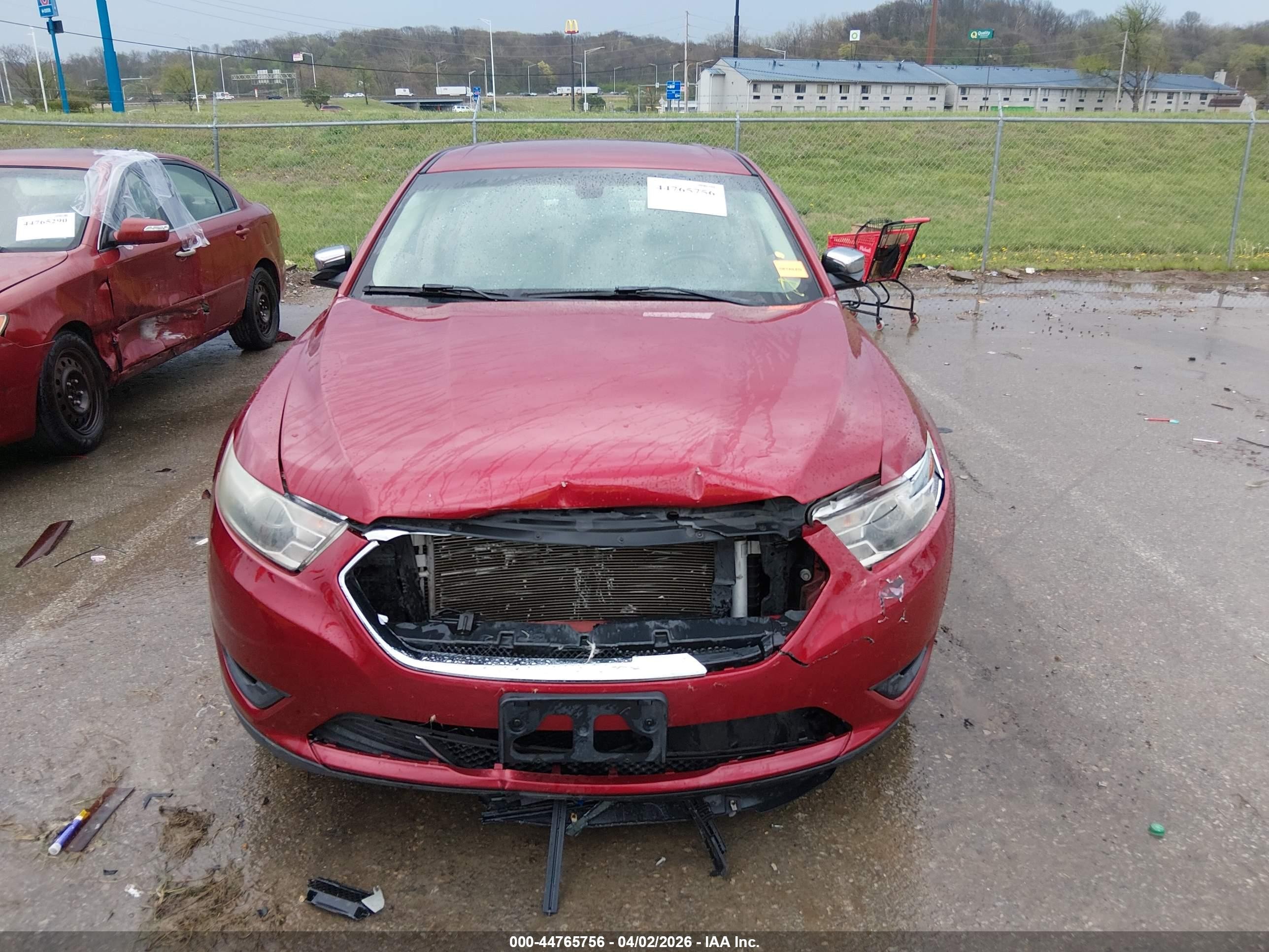 2014 Ford Taurus Limited Красный vin: 1FAHP2F85EG123644