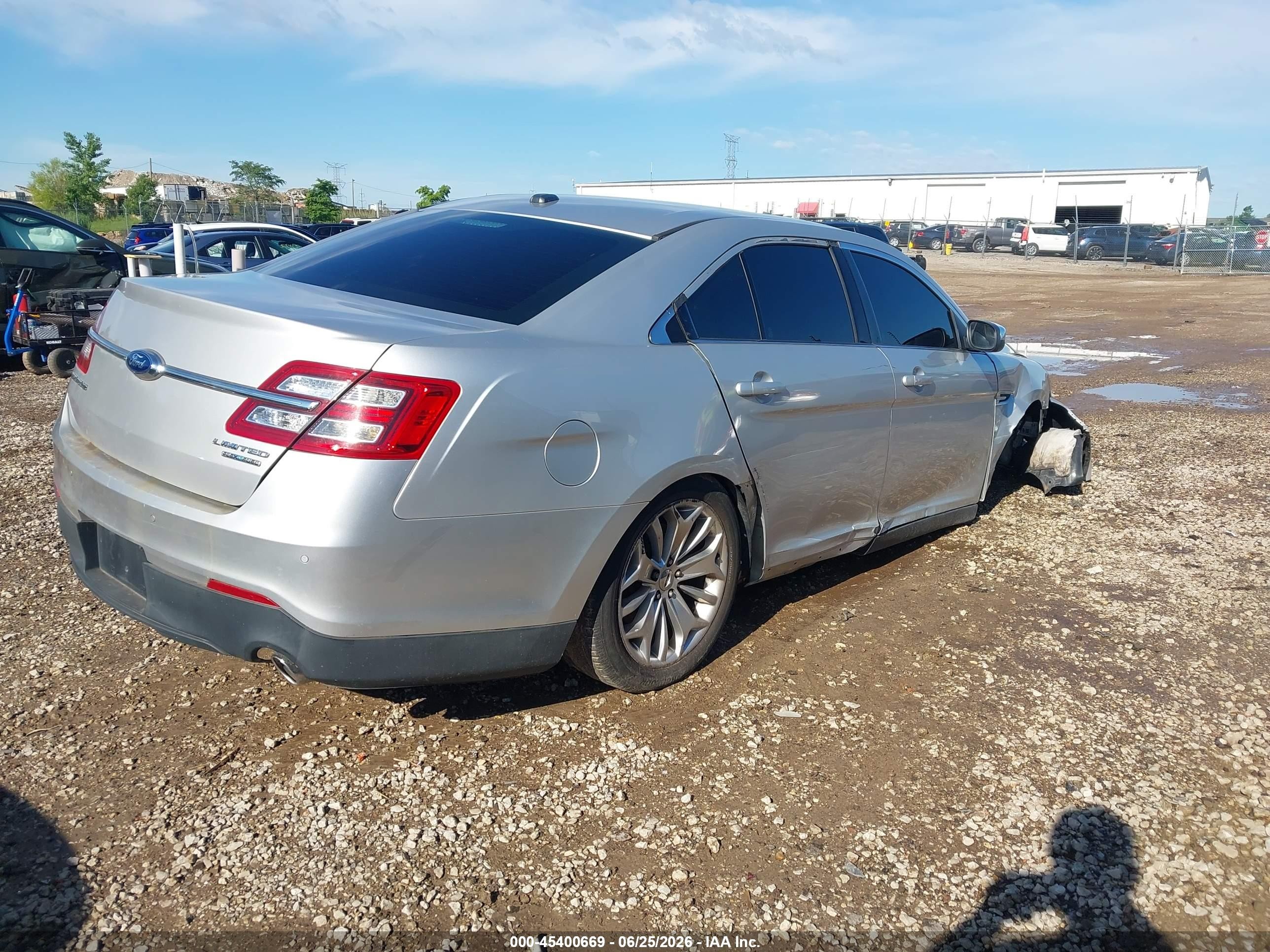 2014 Ford Taurus Limited Silver vin: 1FAHP2F85EG163612